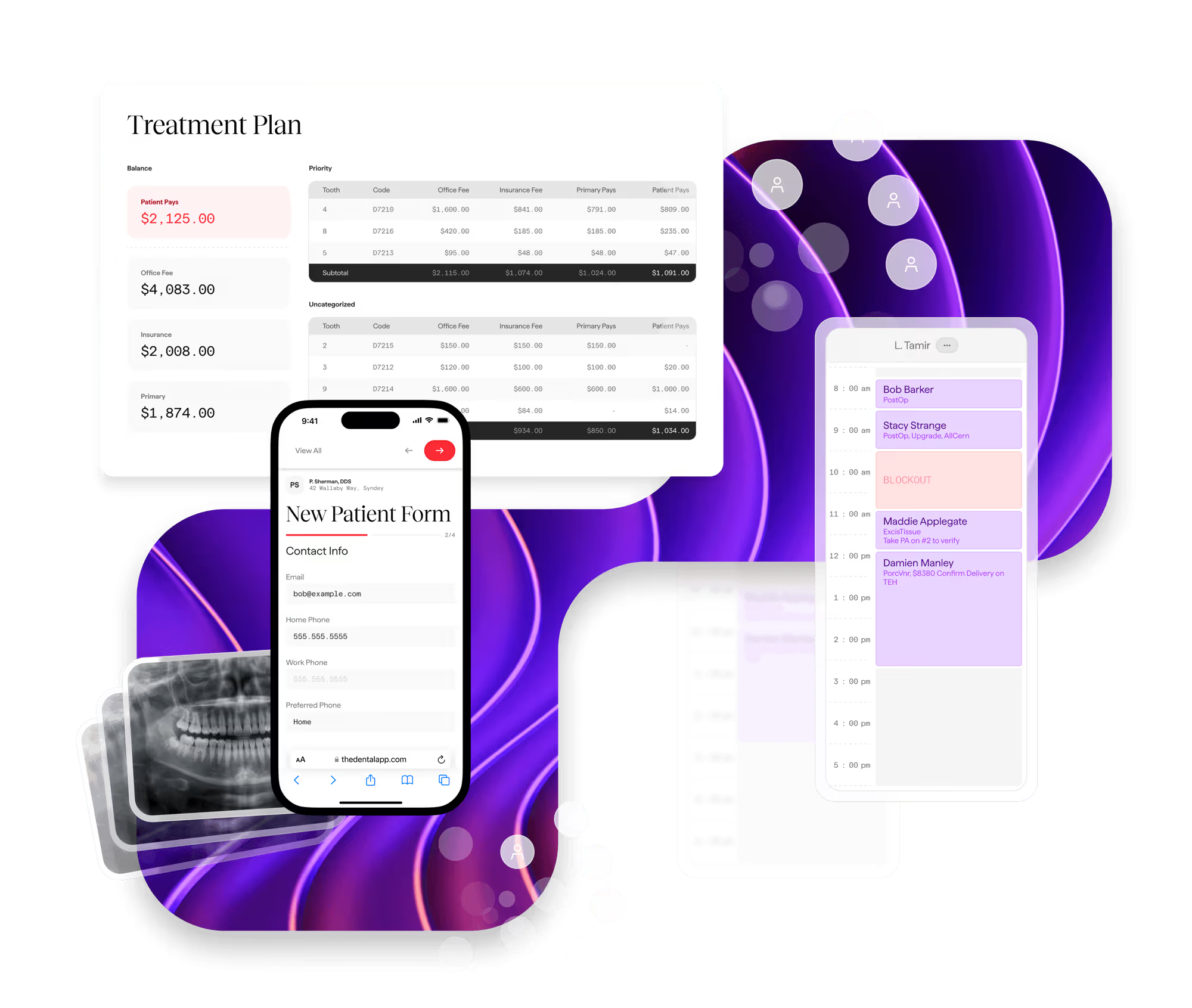 Practice Management Software interface