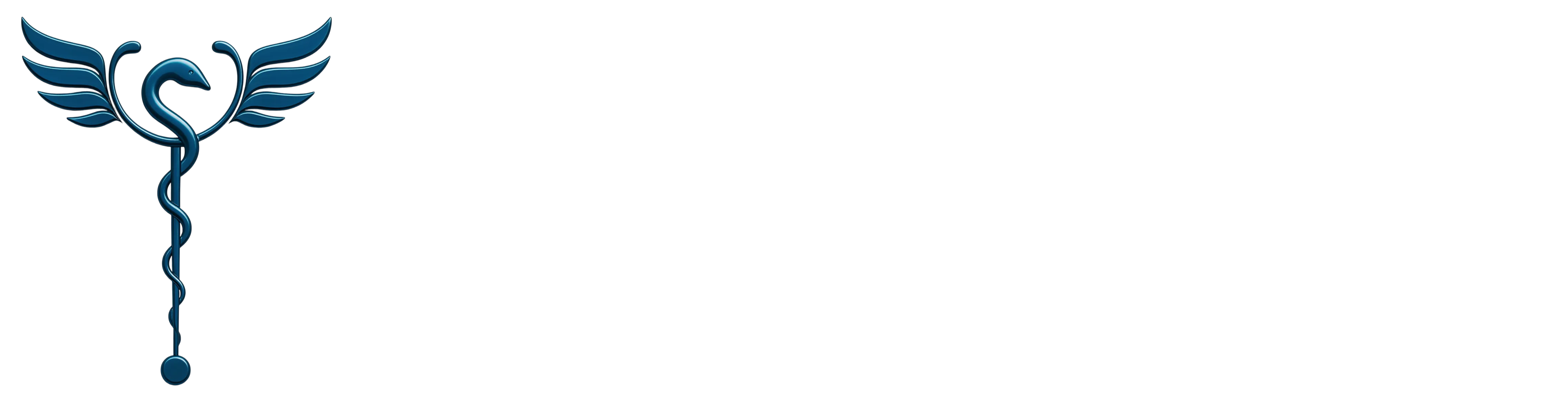 Caduceus Symbol einer Hausärztin Praxis in Münster mit medizinischem Emblem