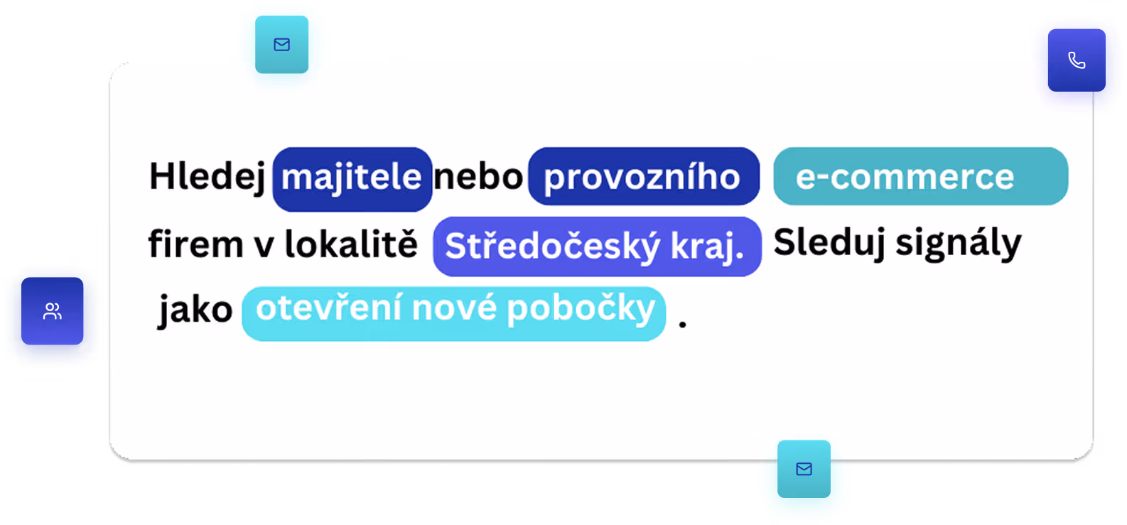 Databáze kontaktů a klíčových osob v BizMachine