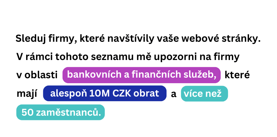 Případy využití signálů BizMachine