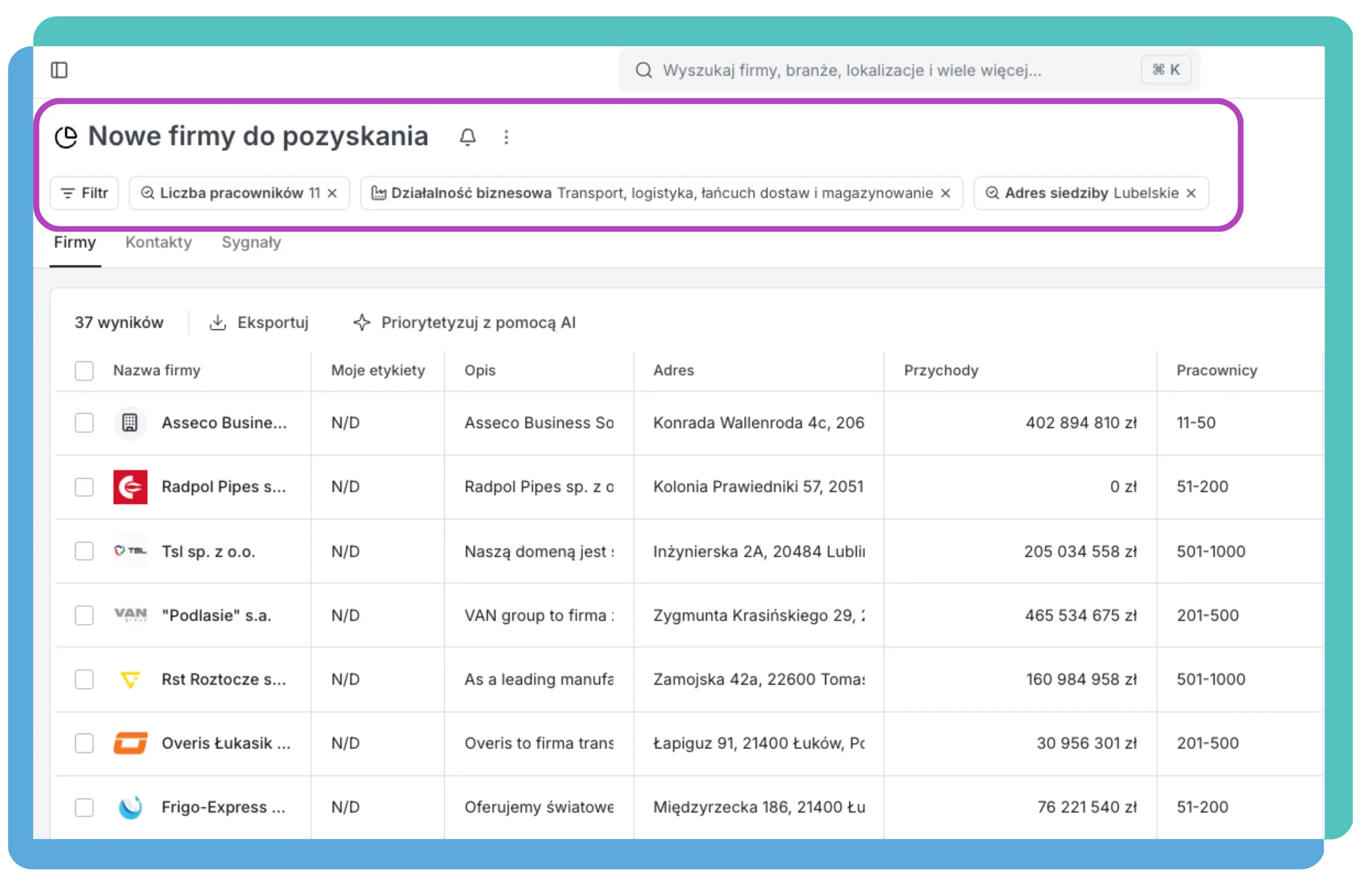 Ukázky produktu BizMachine