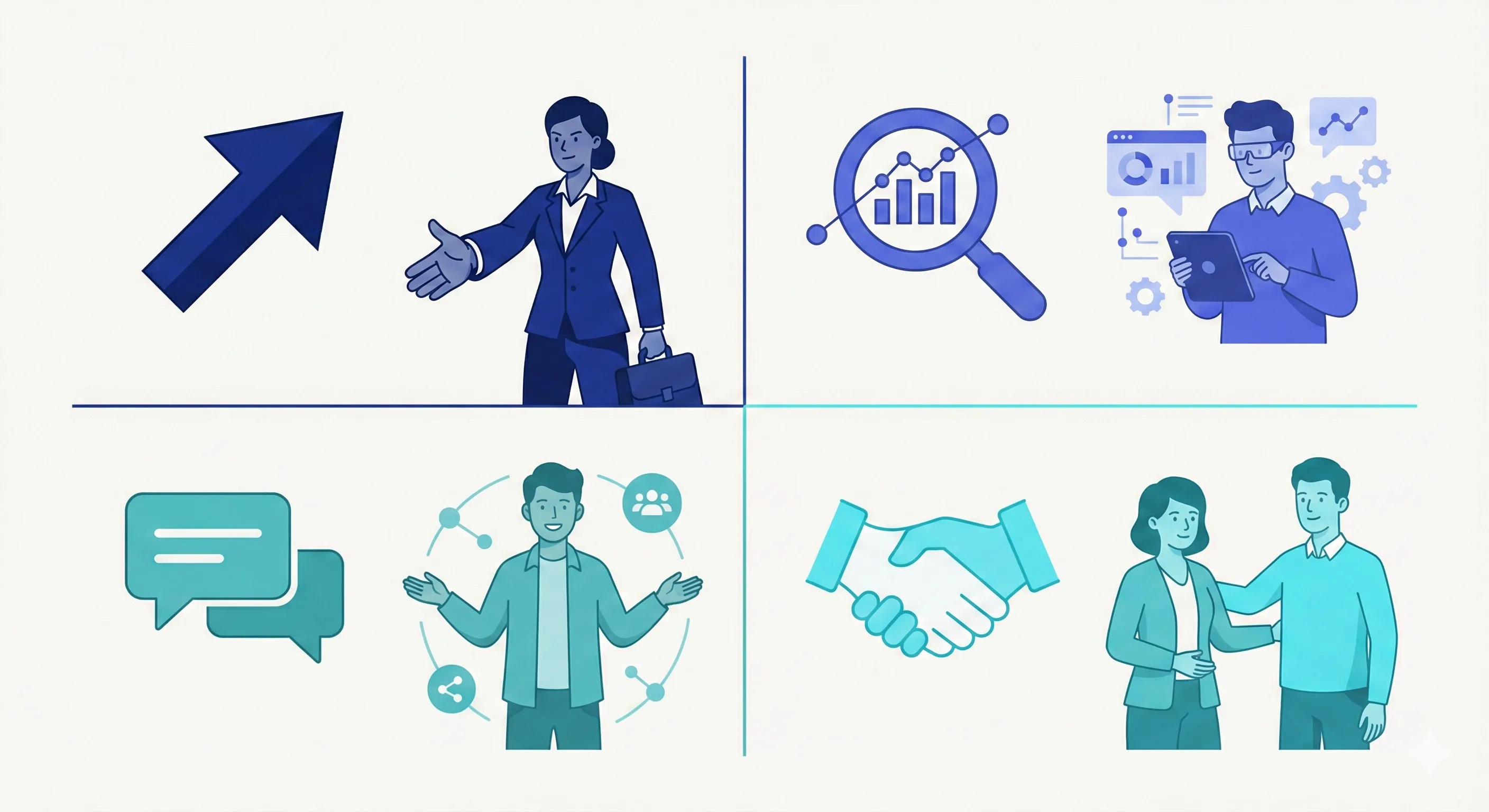 4 typy zákazníků: rázný, analytický, společenský, podporující