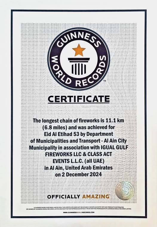 GUINNESS WORLD RECORD