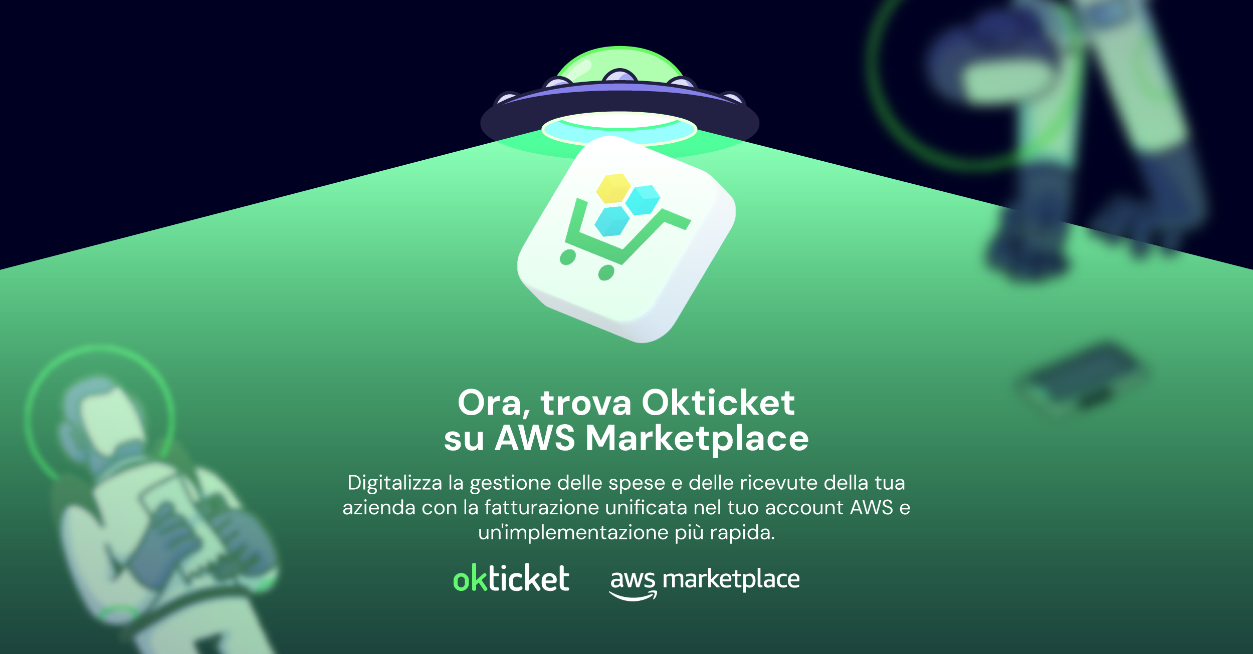 Okticket è ora disponibile su Amazon: l'app si trova su AWS Marketplace