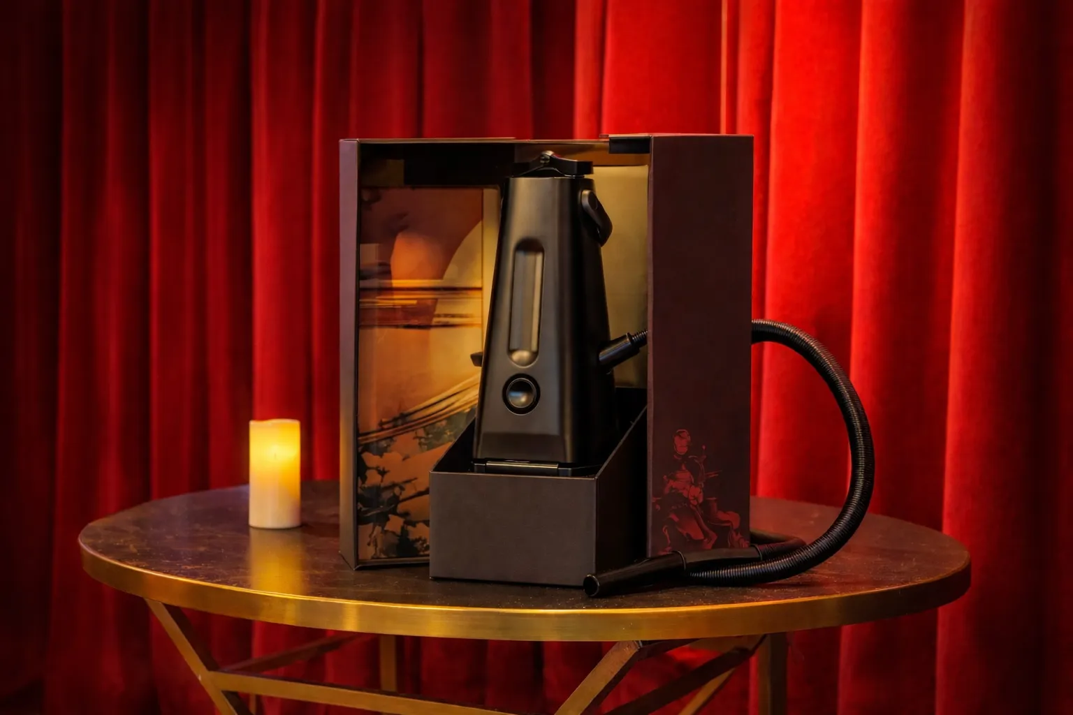 Modern office building with horizontal glass and metal panels, trees in front, and wide steps leading to the entrance.