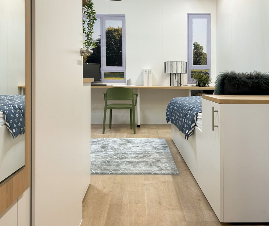 Aménagement intérieur résidence étudiante Structa