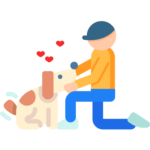 Dog icon representing dog ground transport services by Pax Pet Transport