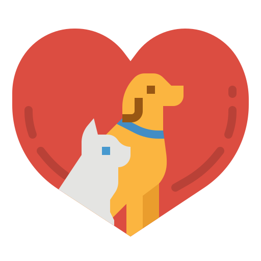 Pet care icon representing dedicated and professional pet transportation services