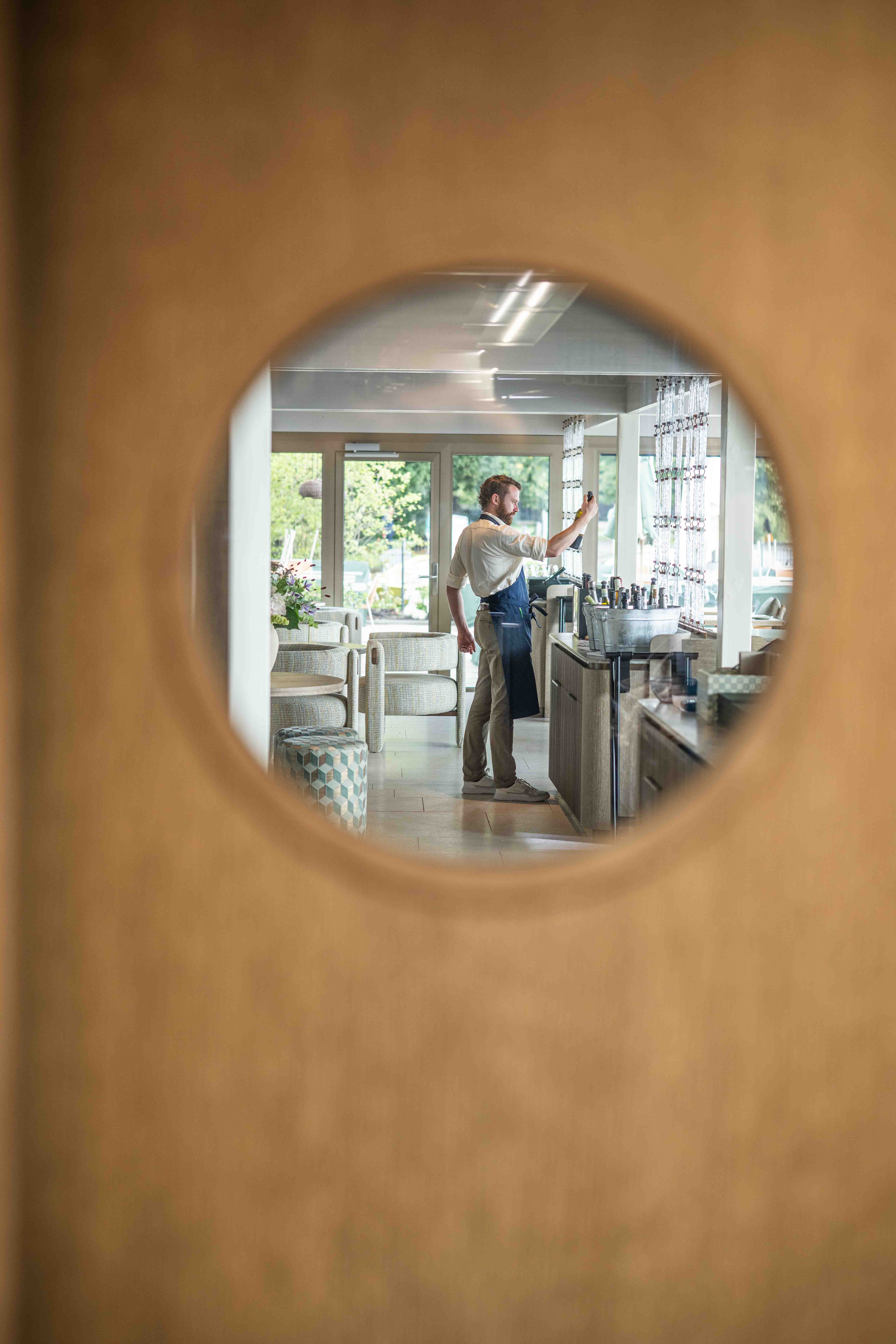 Kellner bei der Arbeit