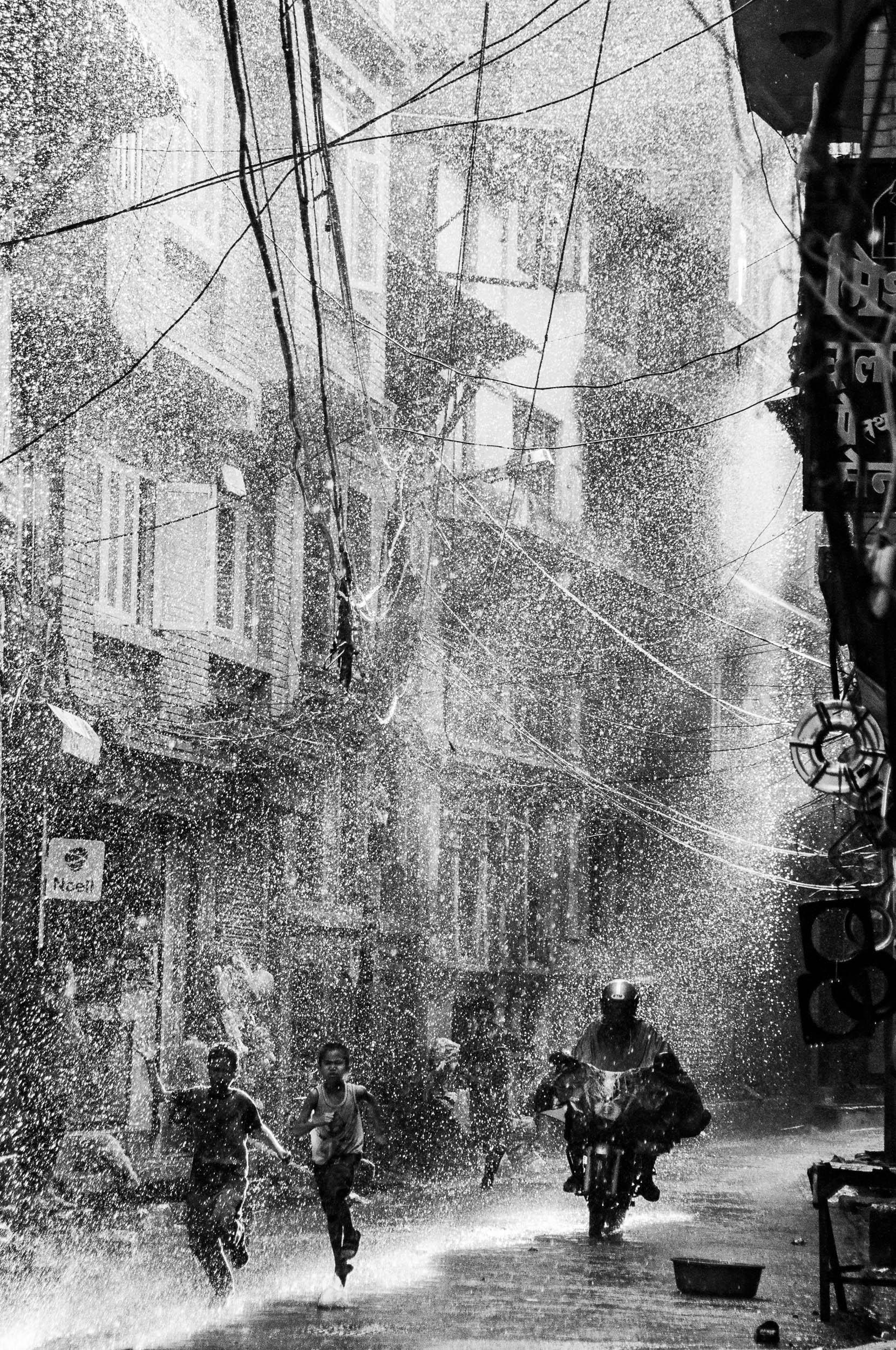 Monsun Regen in Nepal