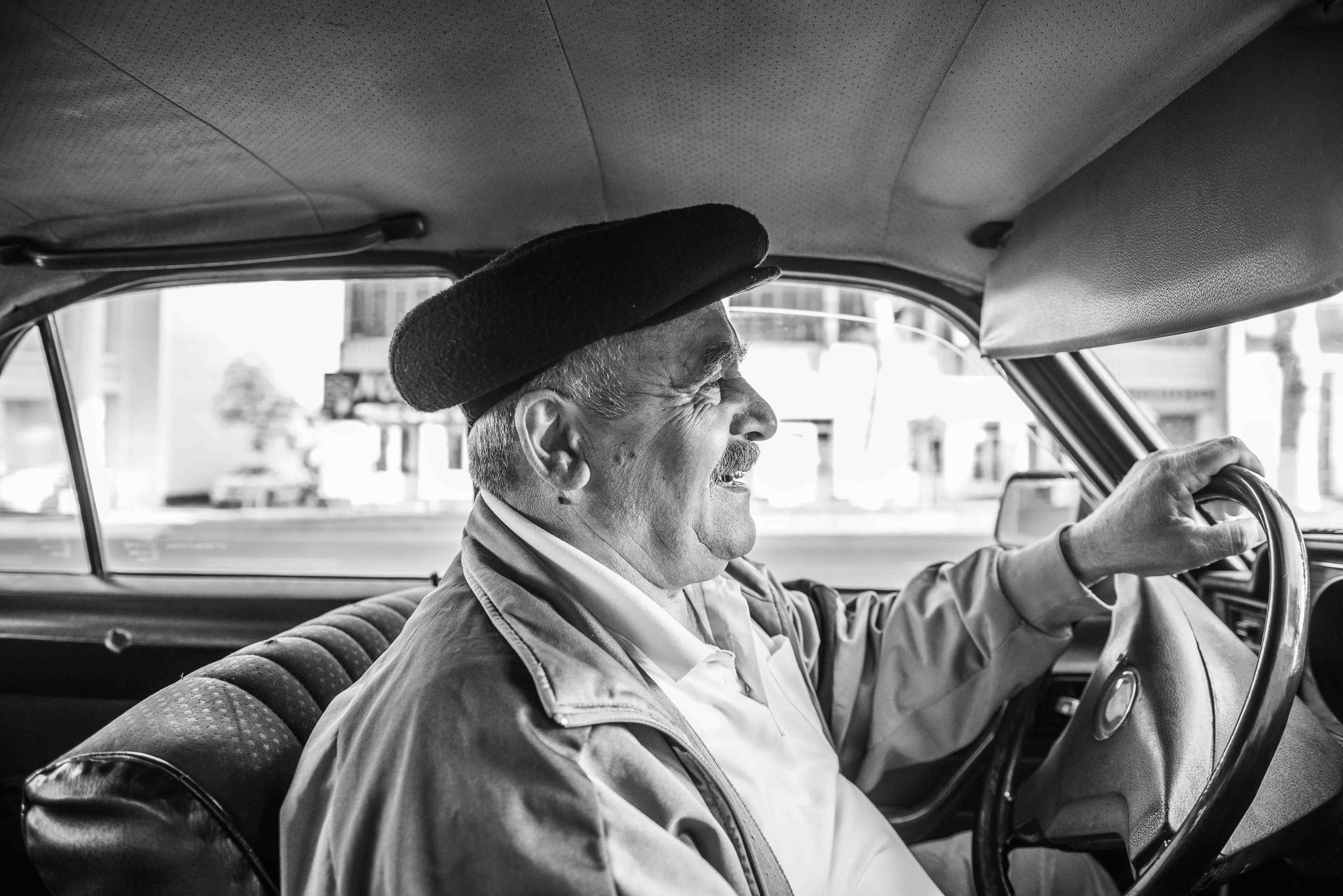 Taxifahrer in Usbekistan