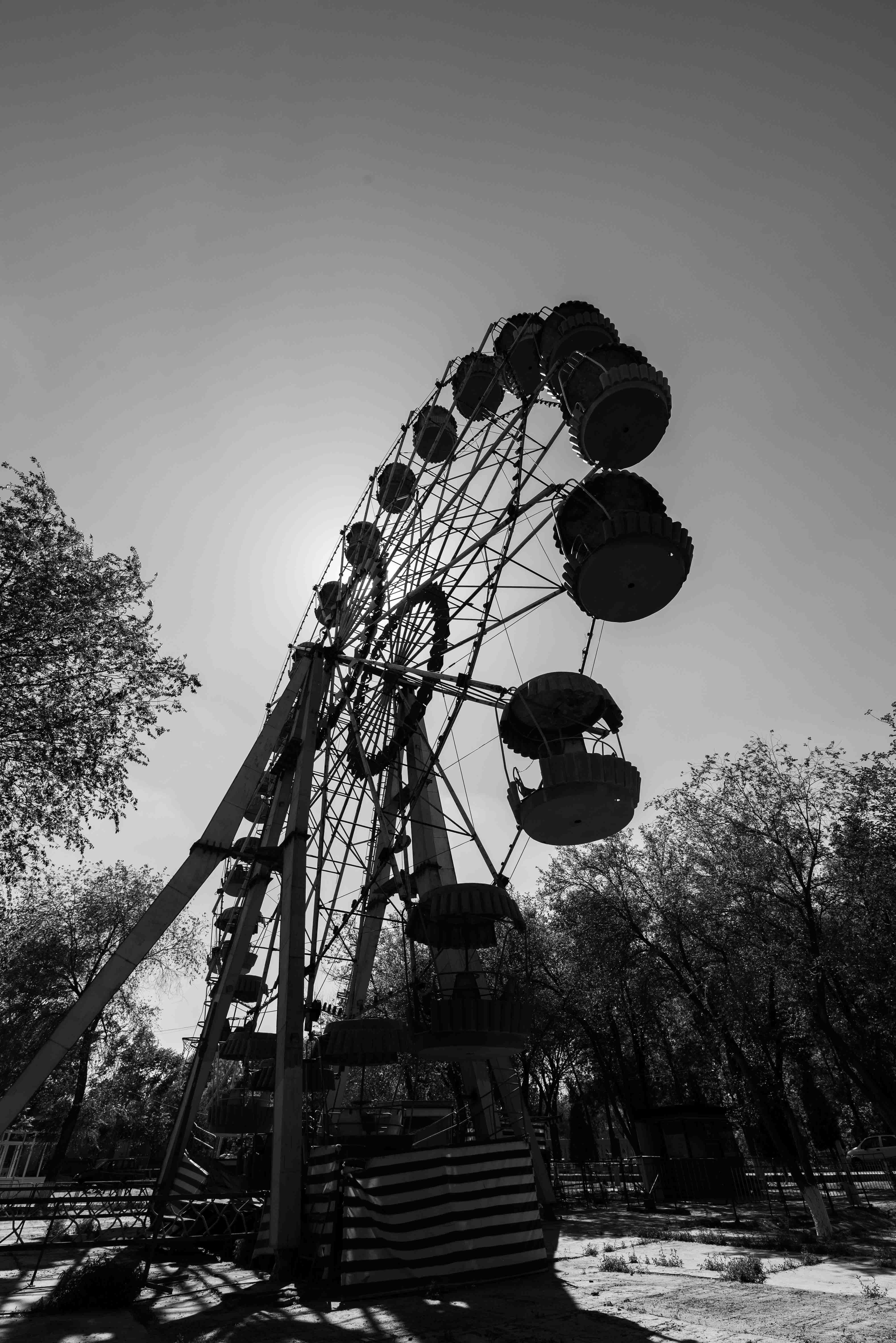 Altes Riesenrad in Uzbekistan