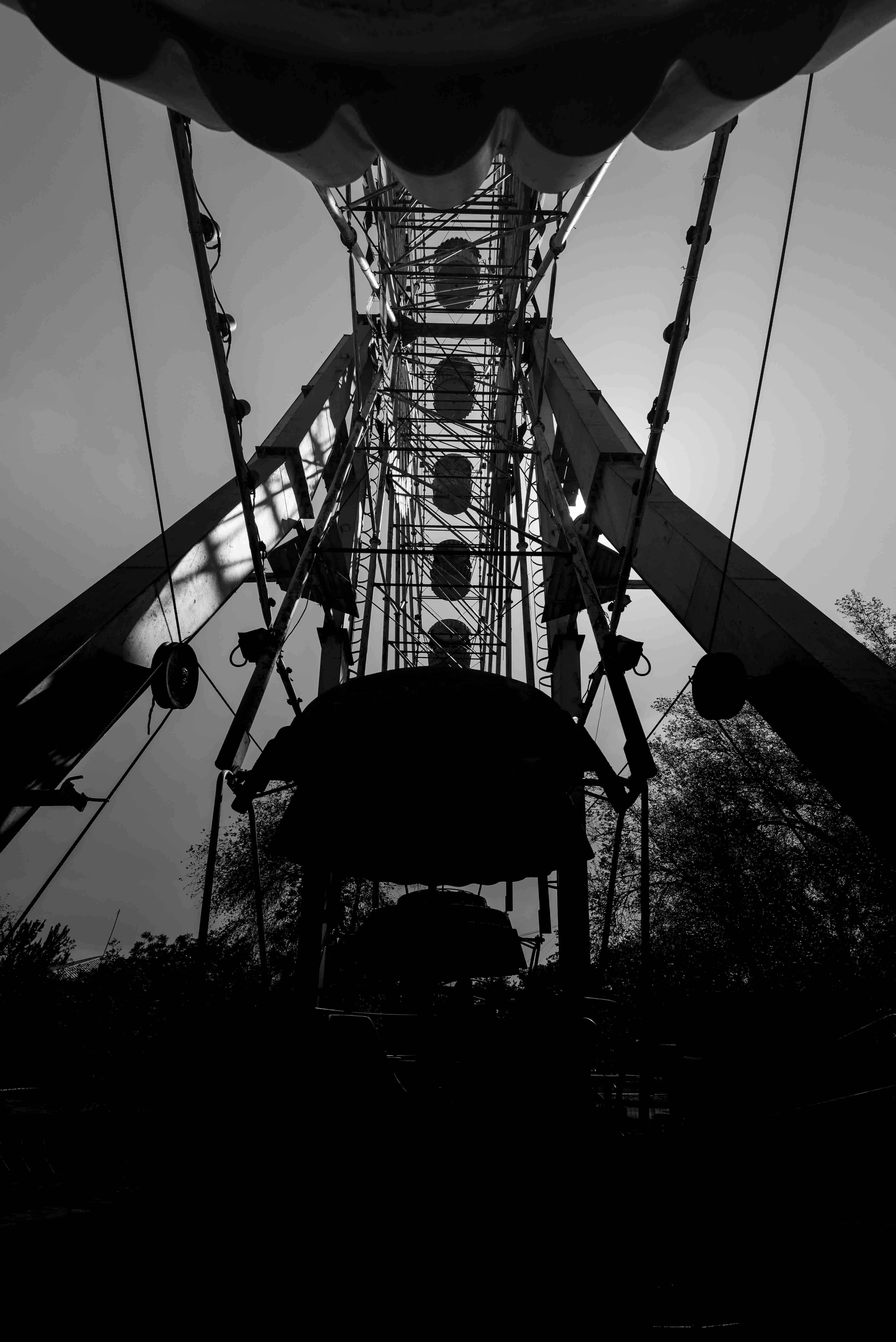 Altes Riesenrad in Uzbekistan