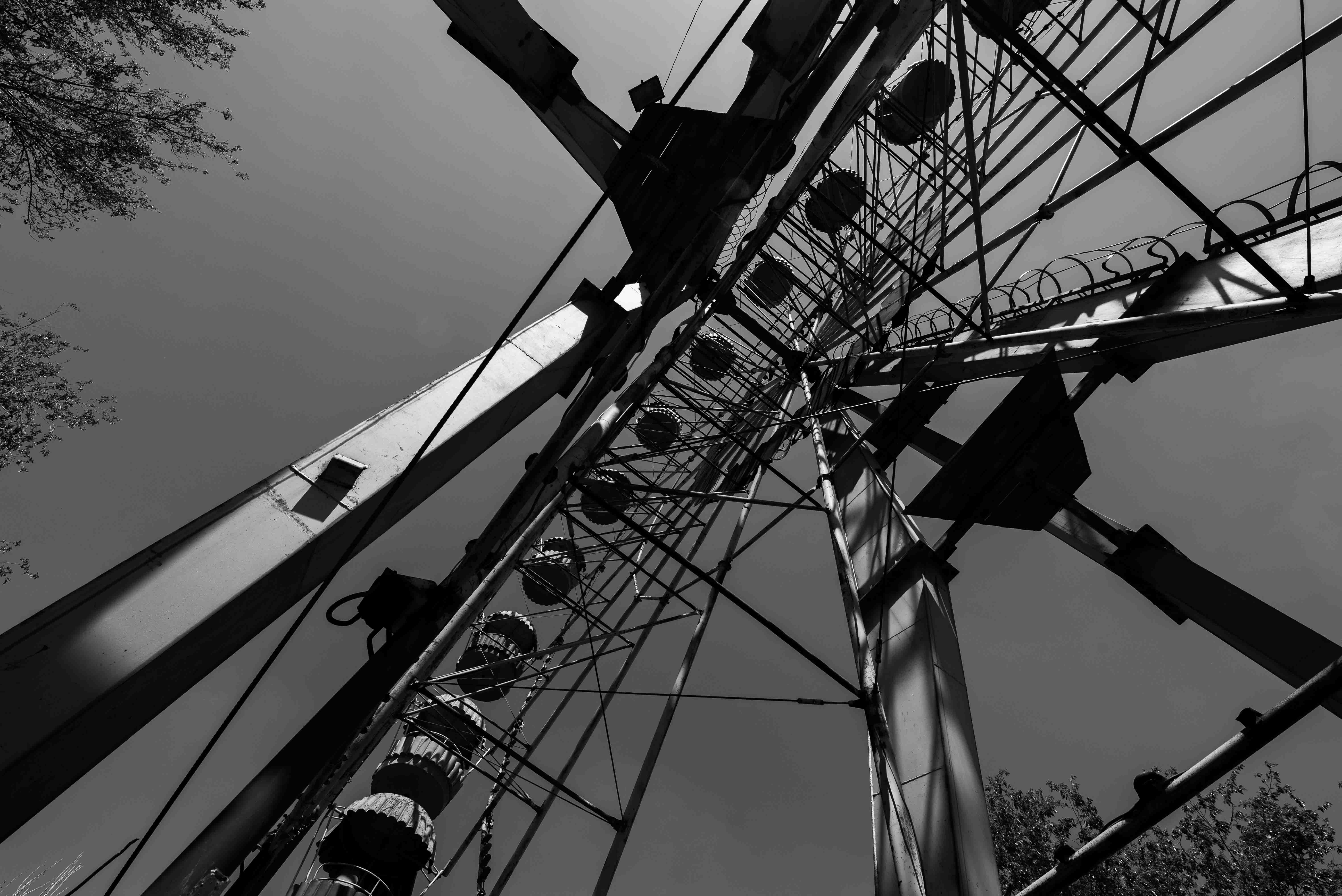 Altes Riesenrad in Uzbekistan