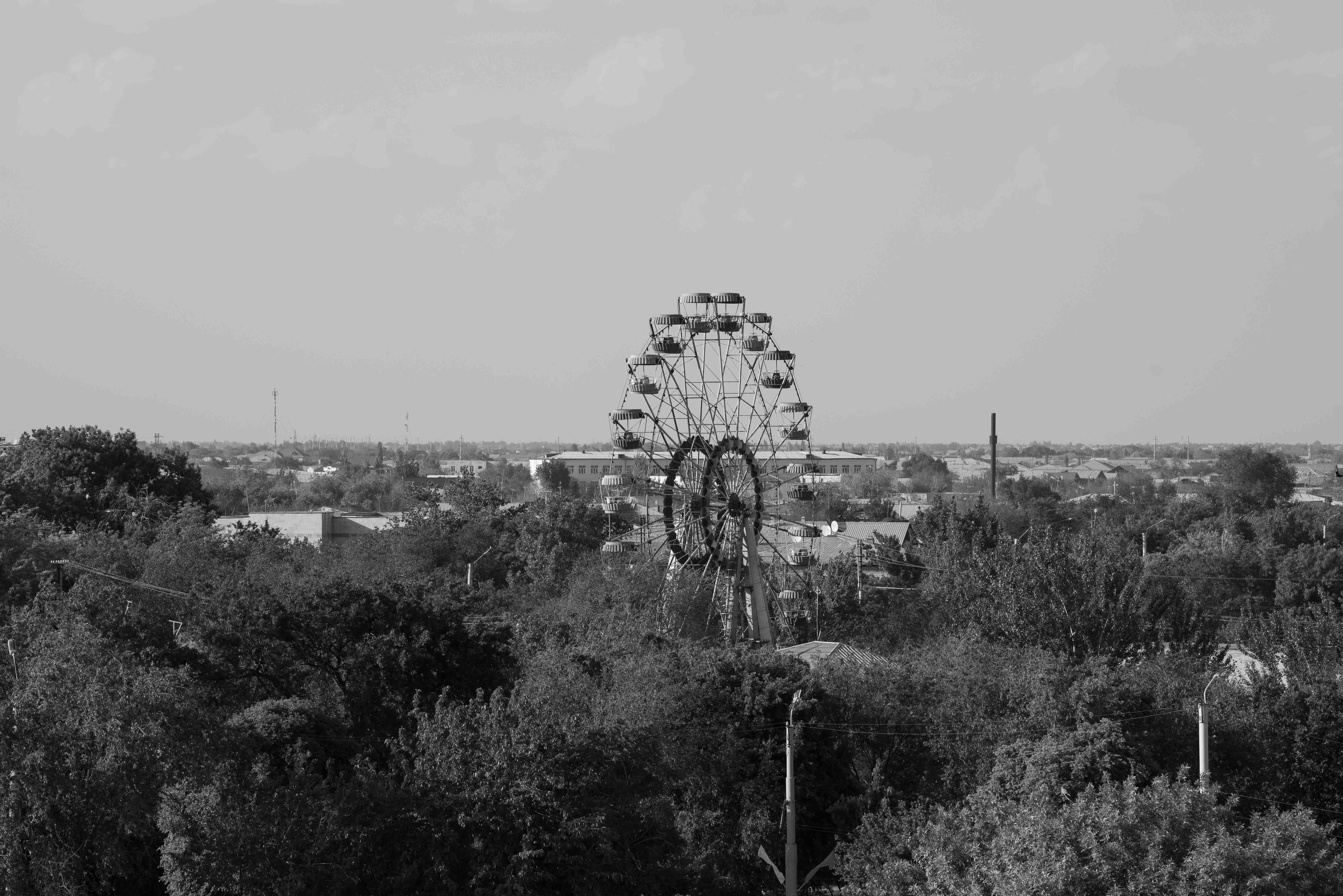 Altes Riesenrad in Uzbekistan