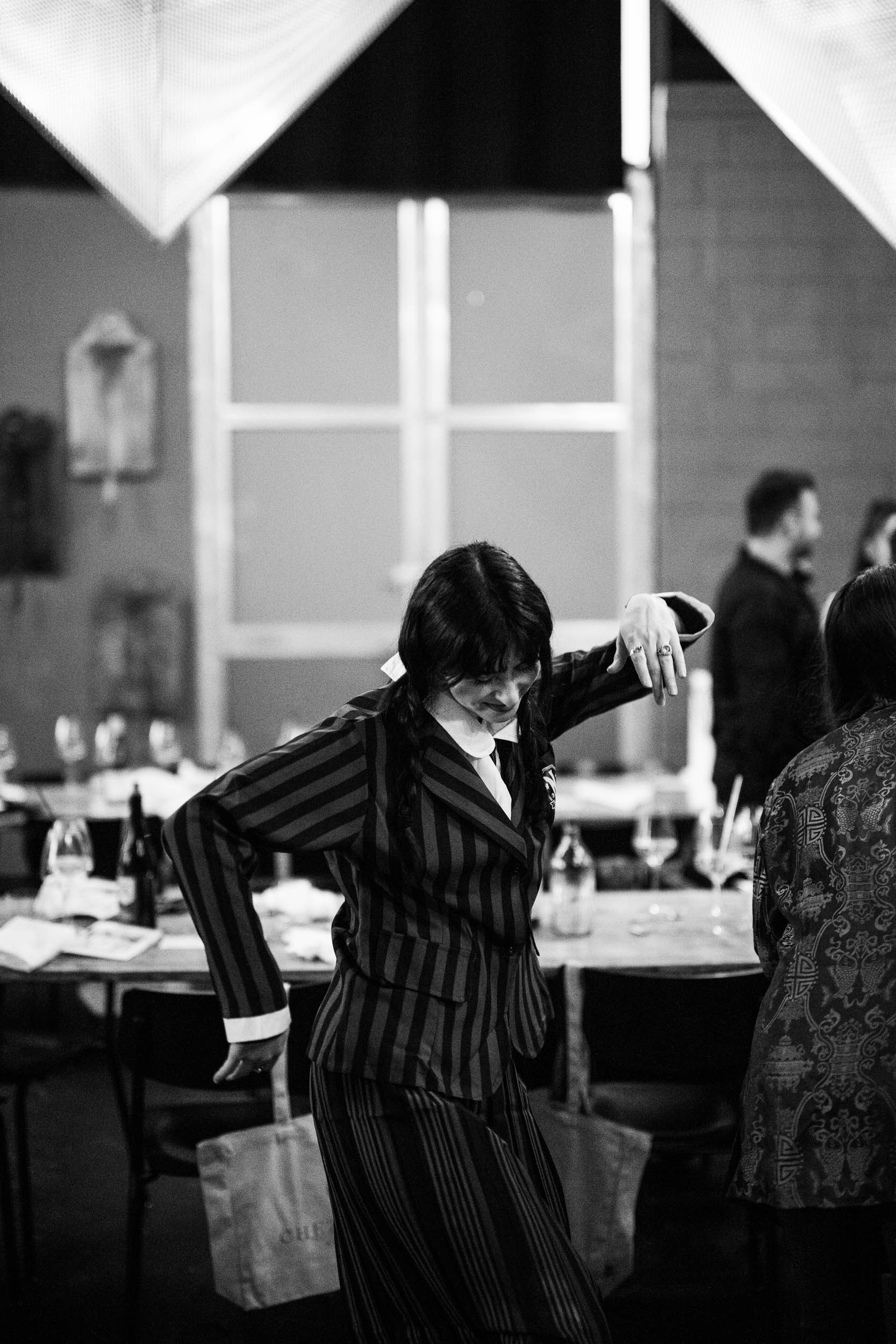 Wednesday Adams am tanzen