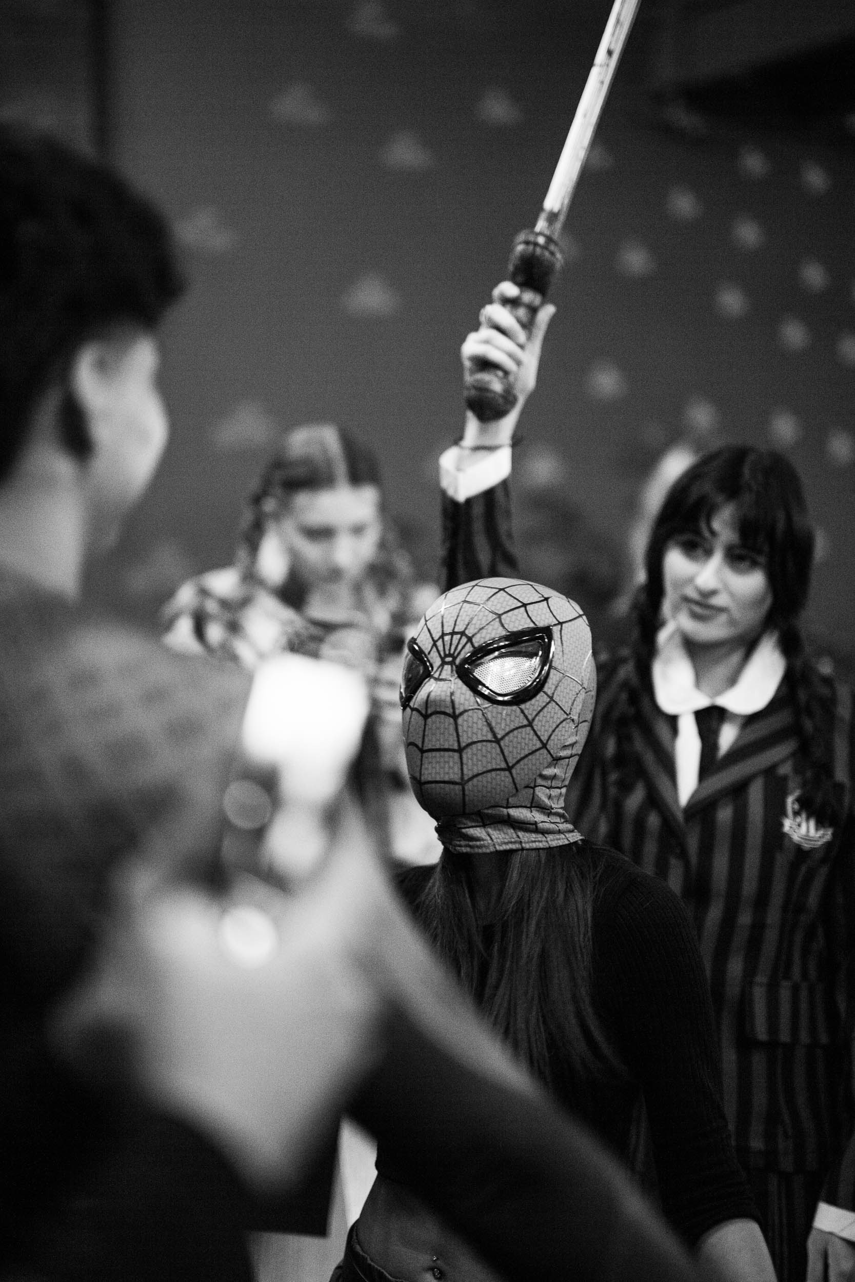 Spiderman & Wednesday Adams