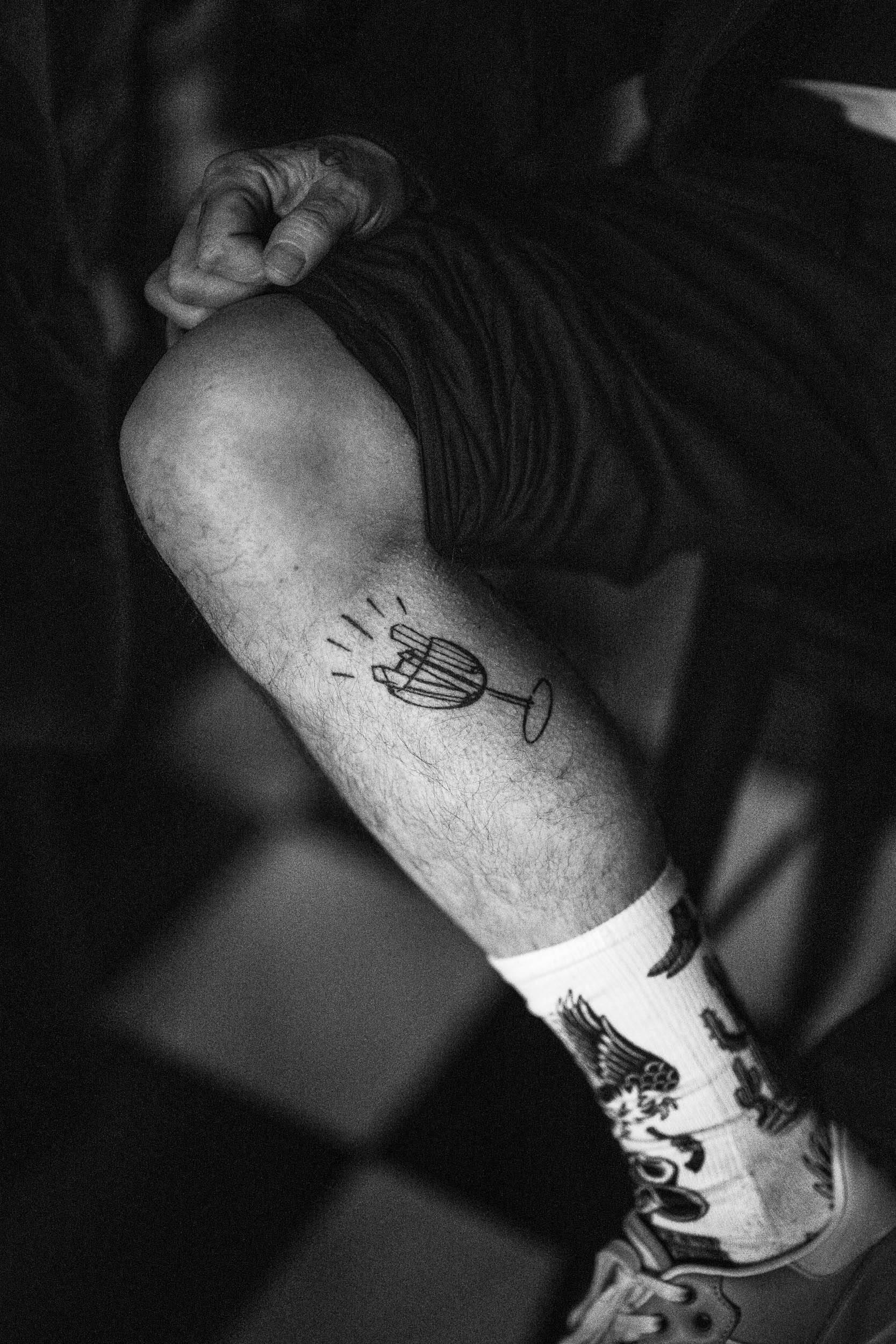 Tattoo Pommes & Wein