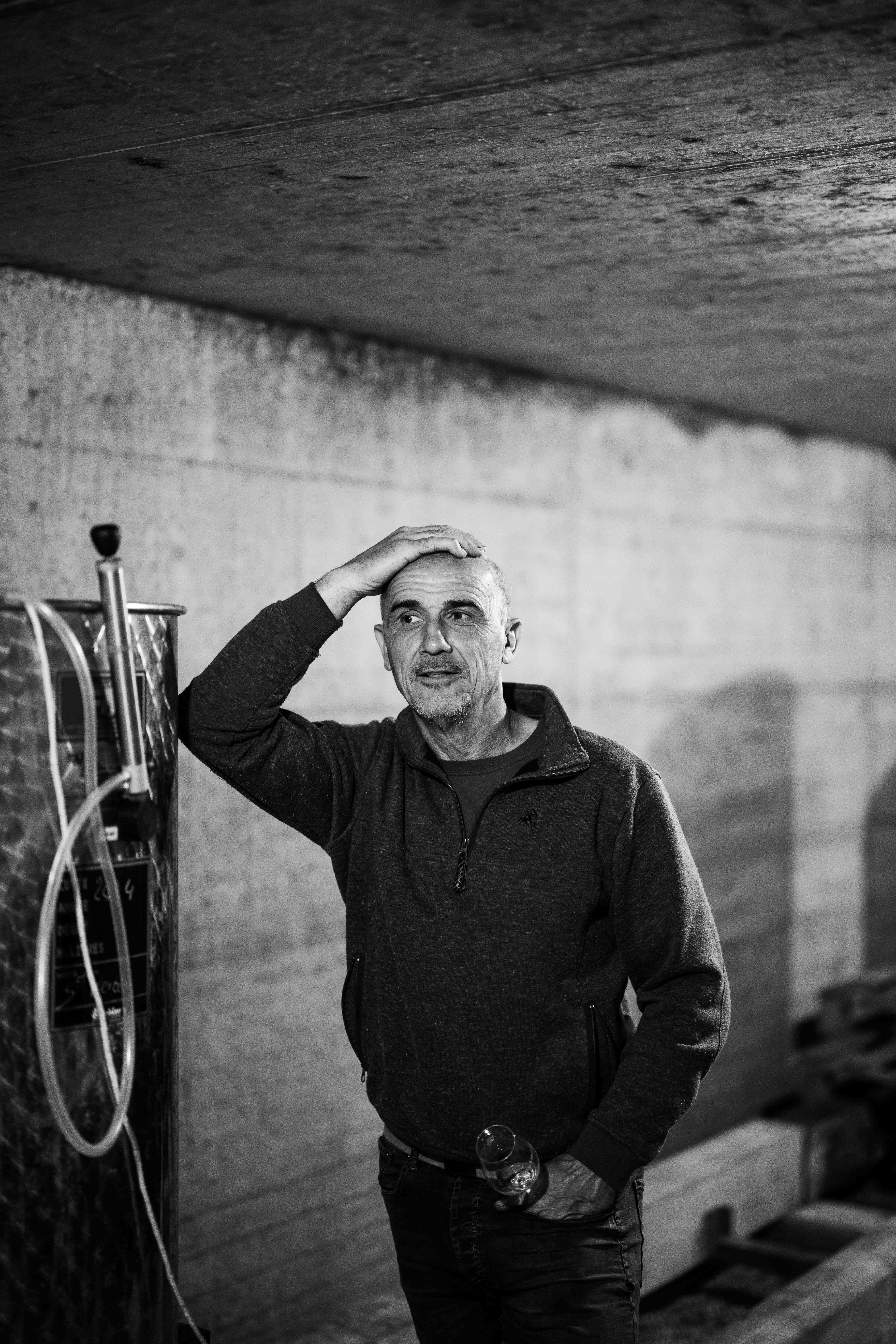 Franck Balthazar, Winzer, Portrait