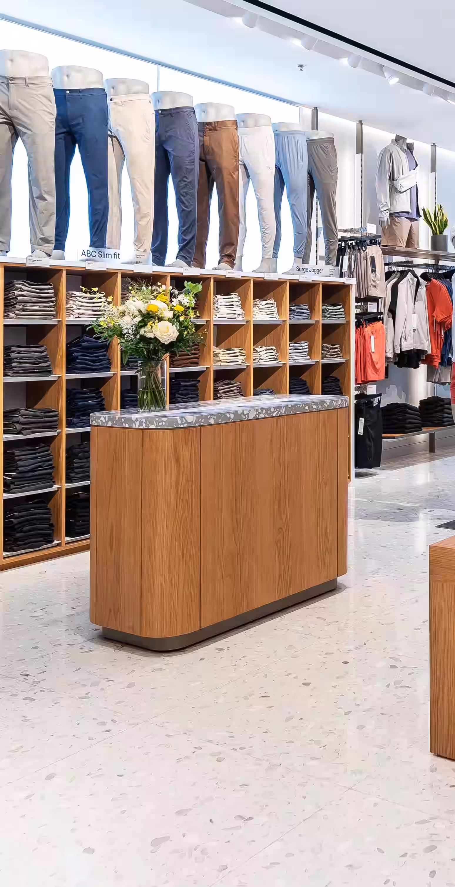 lululemon Pacific Place flagship store community space at Pacific Place Hong Kong with flexible programming area and brand experience zone