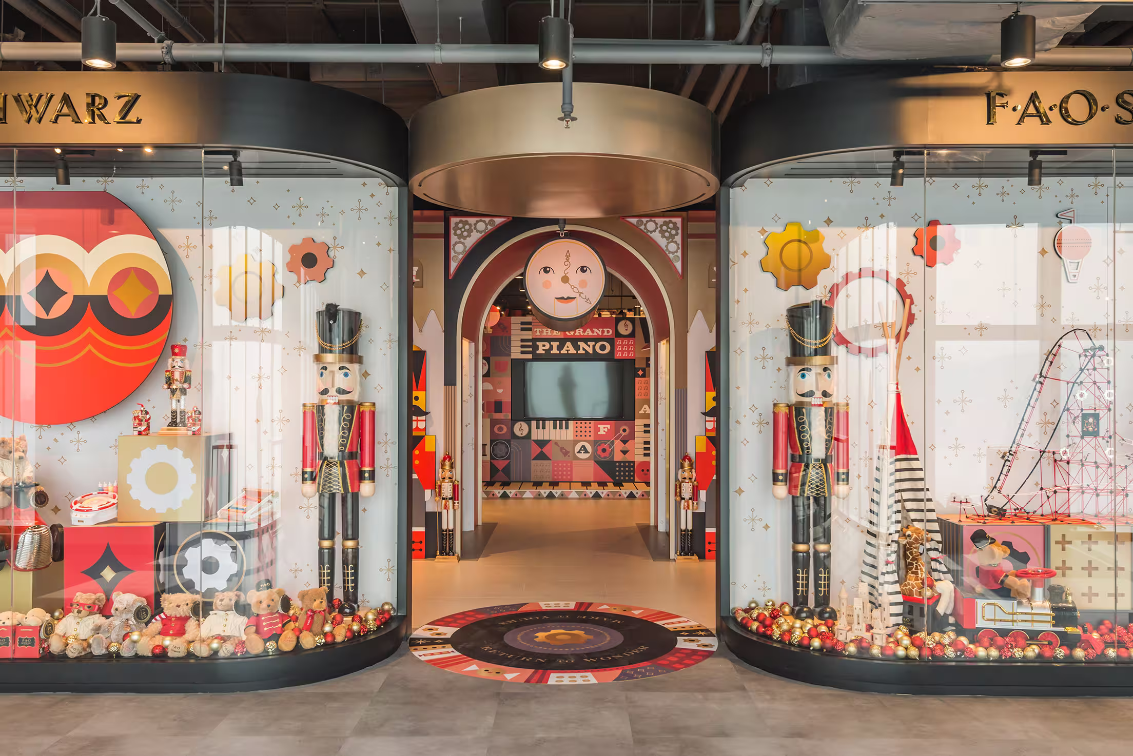 FAO Schwarz Hong Kong store entrance and branded shopfront showing the relaunch concept for ThreeSixty Group