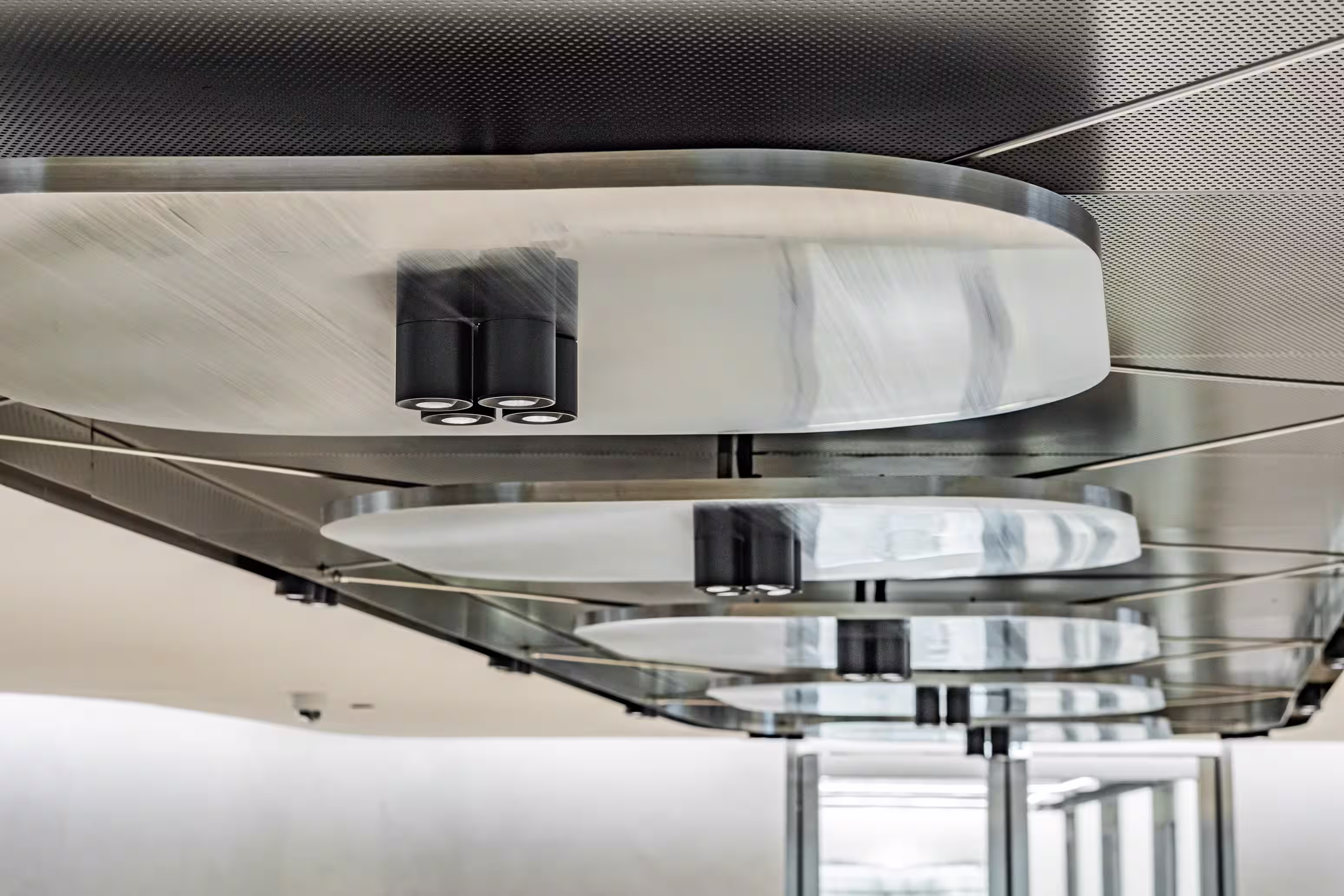 LFCH headquarters secondary meeting space in Sheung Wan Hong Kong with small group seating and glazed partition