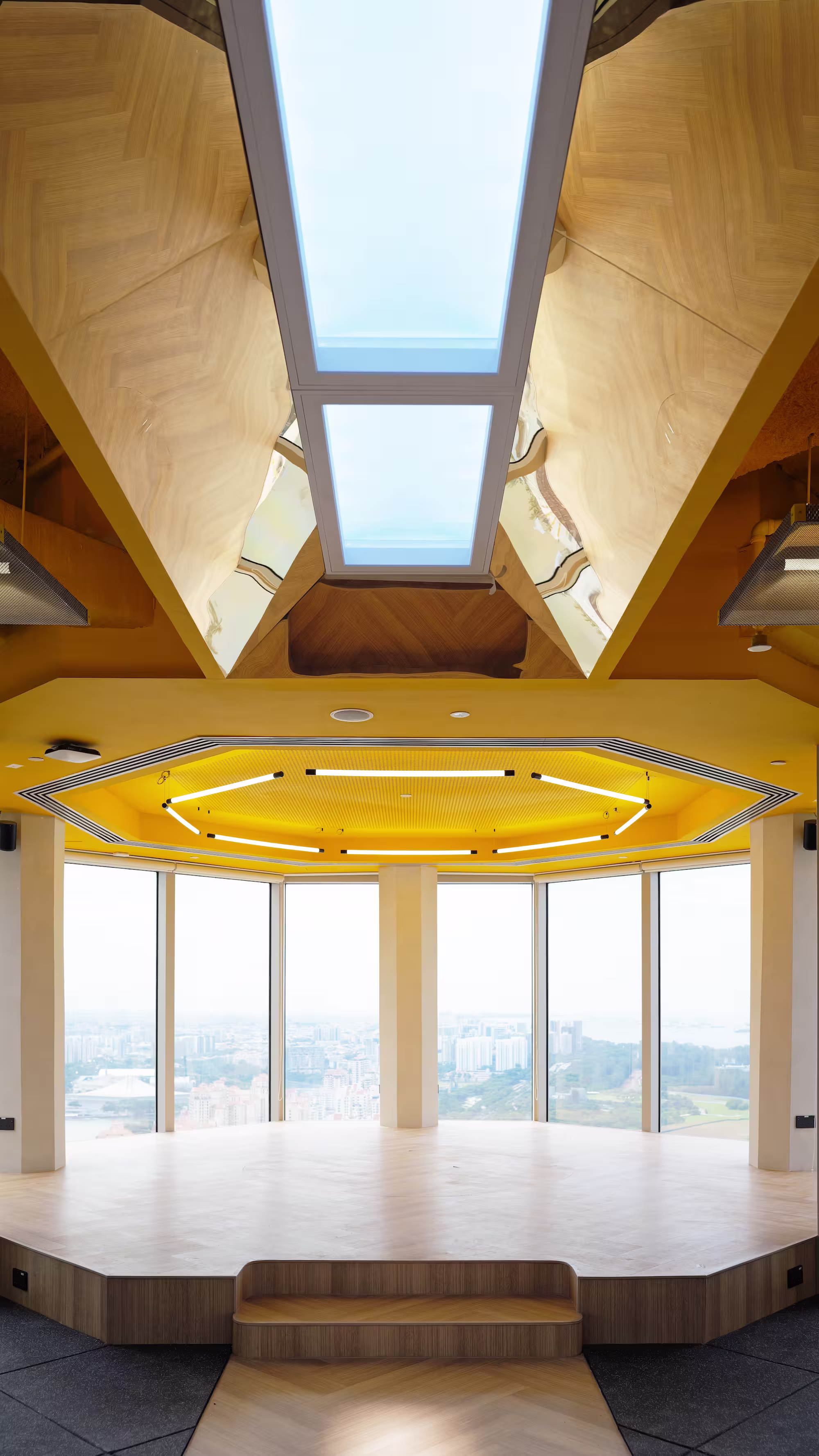 Eastern Pacific Shipping reception and waiting area at Millenia Tower Singapore with branded signage and visitor seating