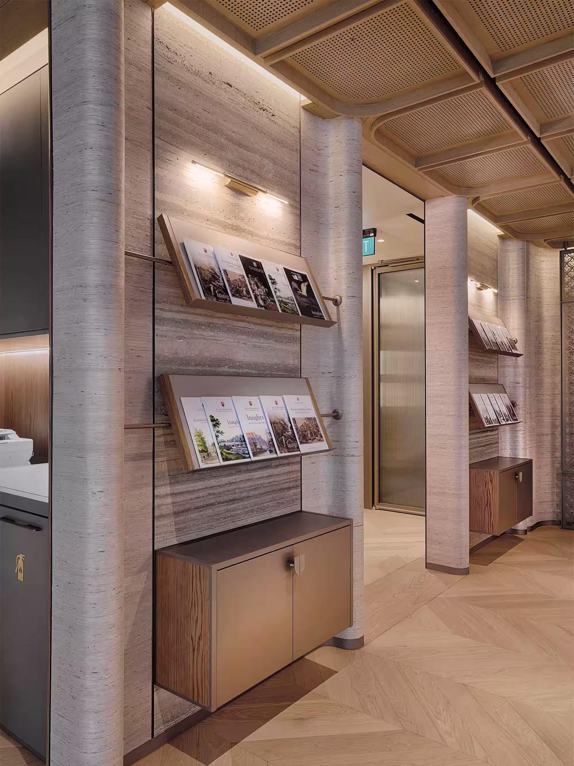 Silvercrest Singapore office window detail showing harbour view framing and perimeter glazing design