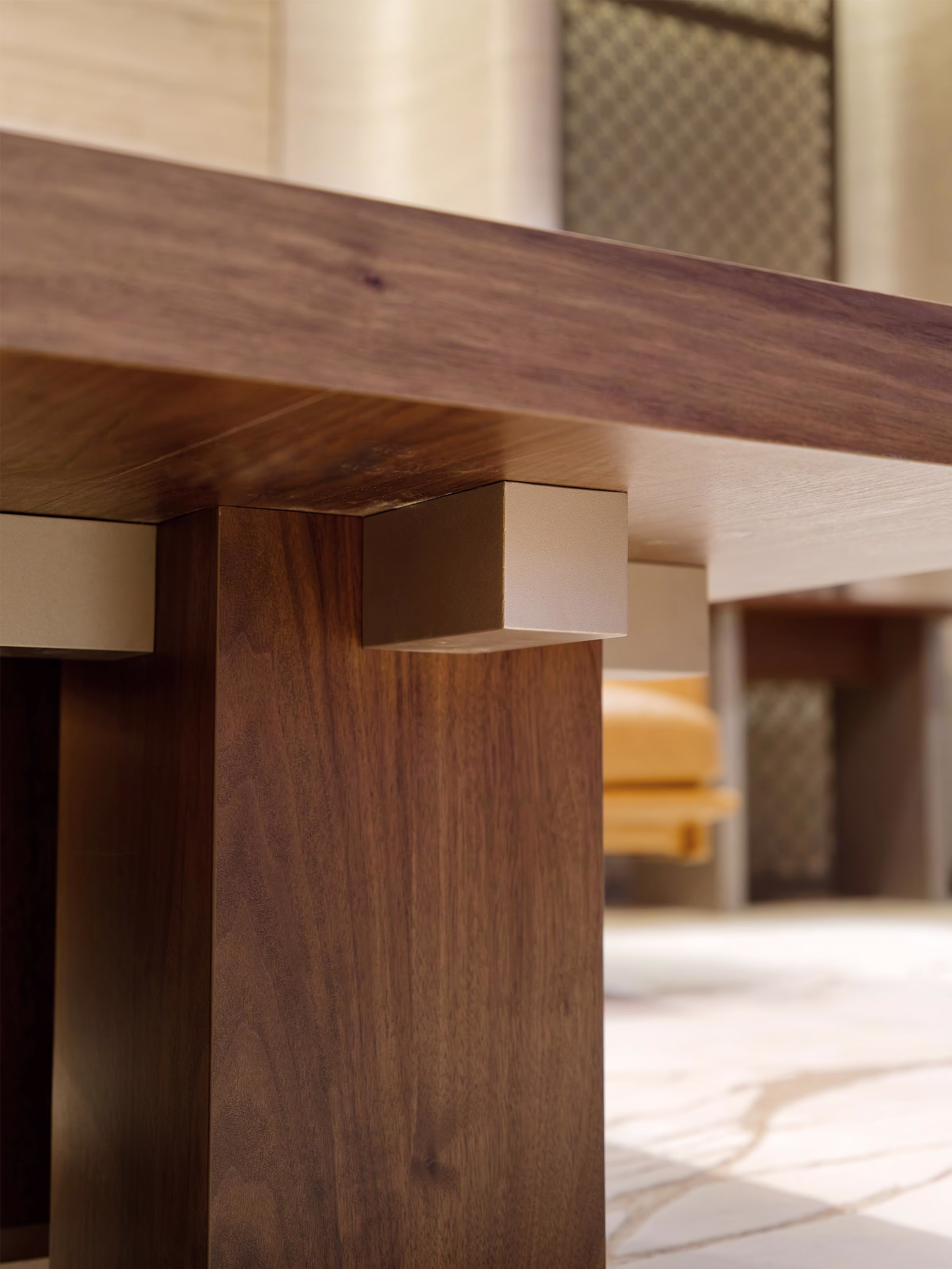 Silvercrest Singapore office kitchen and pantry detail showing custom cabinetry, integrated appliances, and stone benchtop