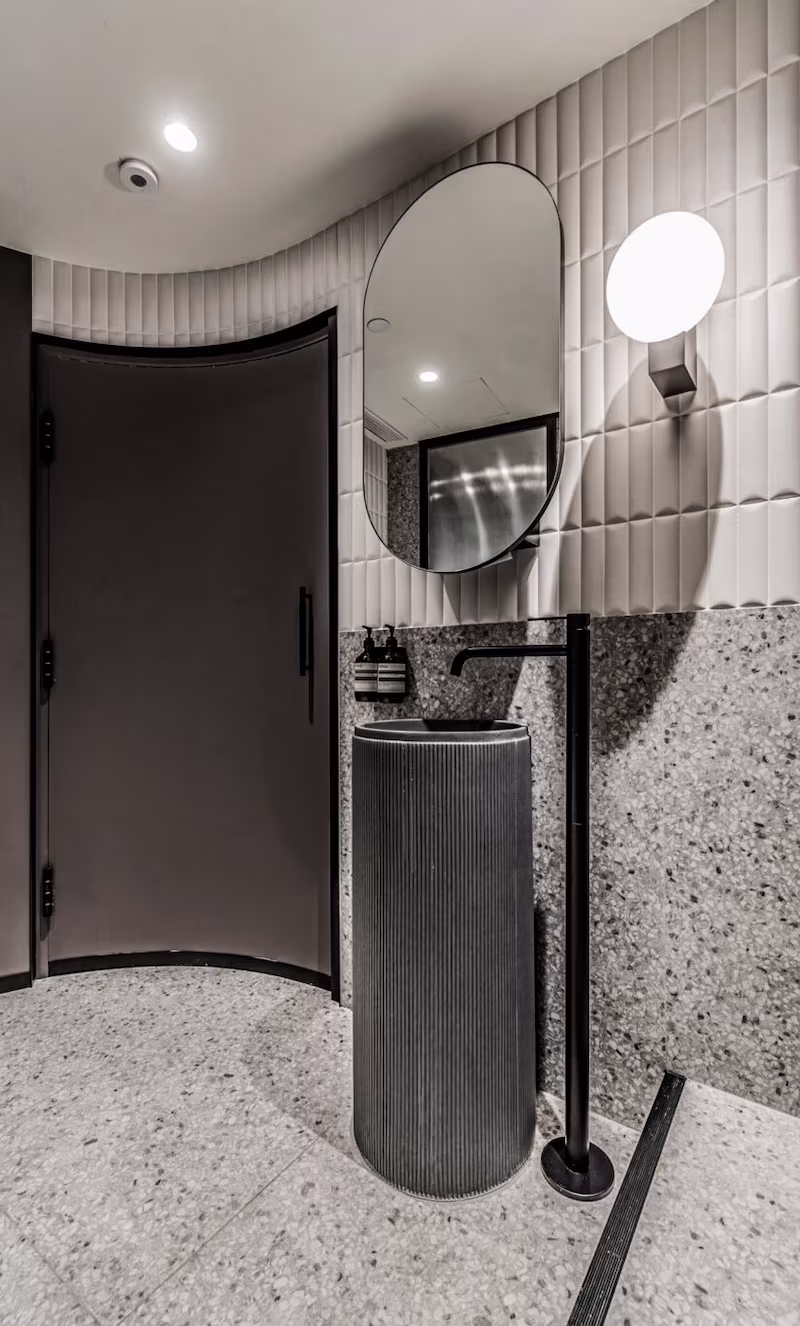 Private Capital office Priva-Glass boardroom in opaque mode in Central Hong Kong showing privacy switching capability