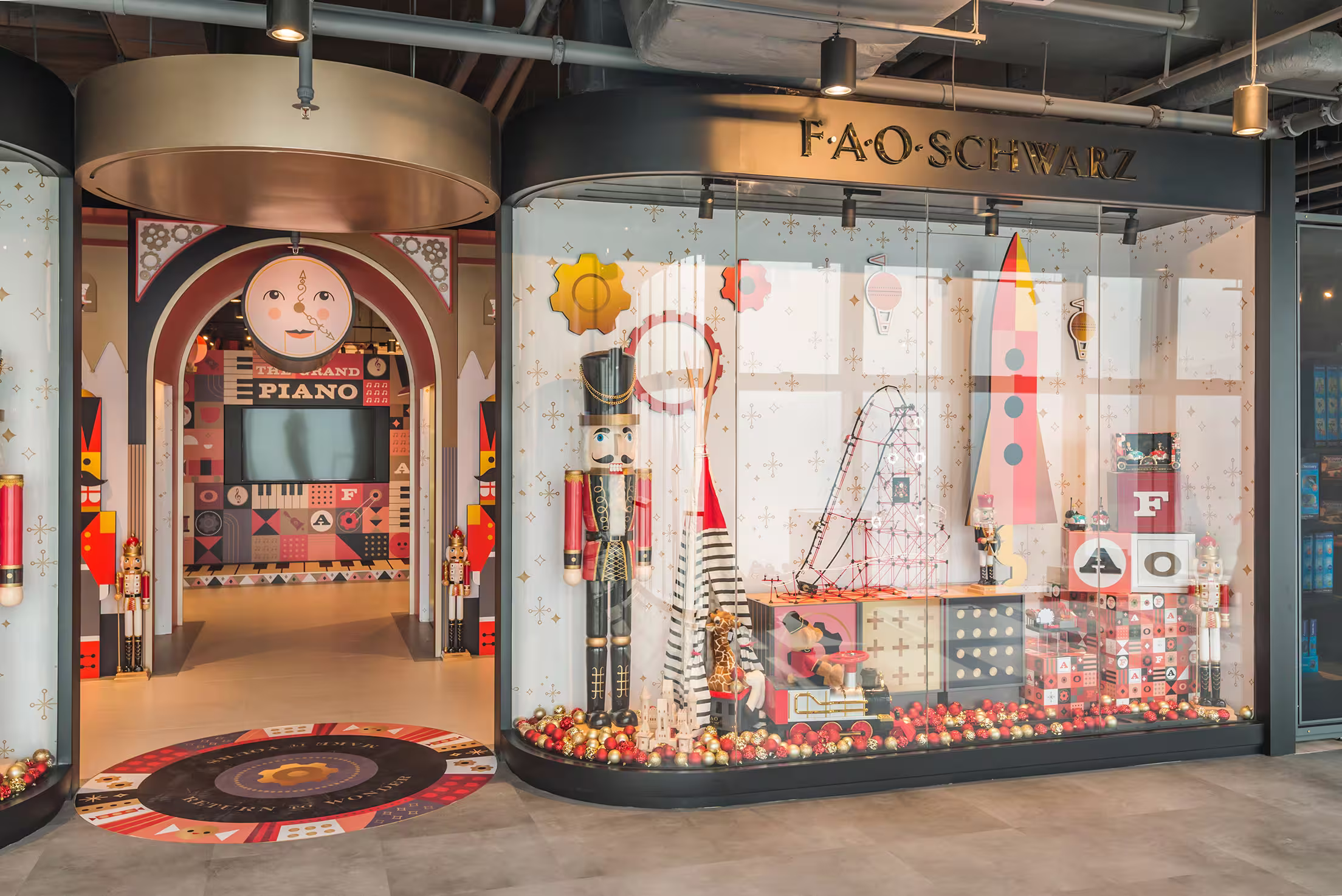 FAO Schwarz Hong Kong store alternative interior view capturing the experiential retail design and spatial layout