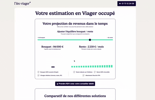 simulateur vente en viager nuepropriété homme femme