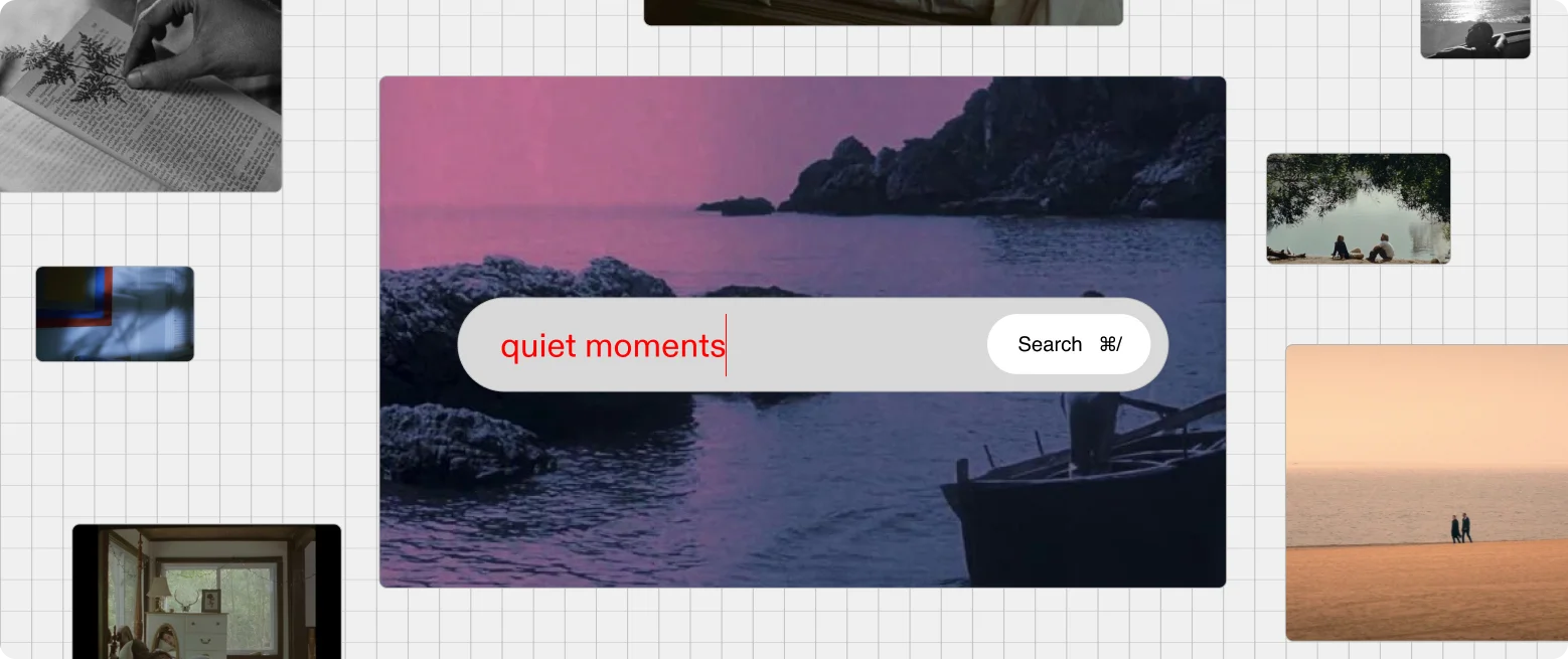Visual reference starts with a feeling, not a filename.