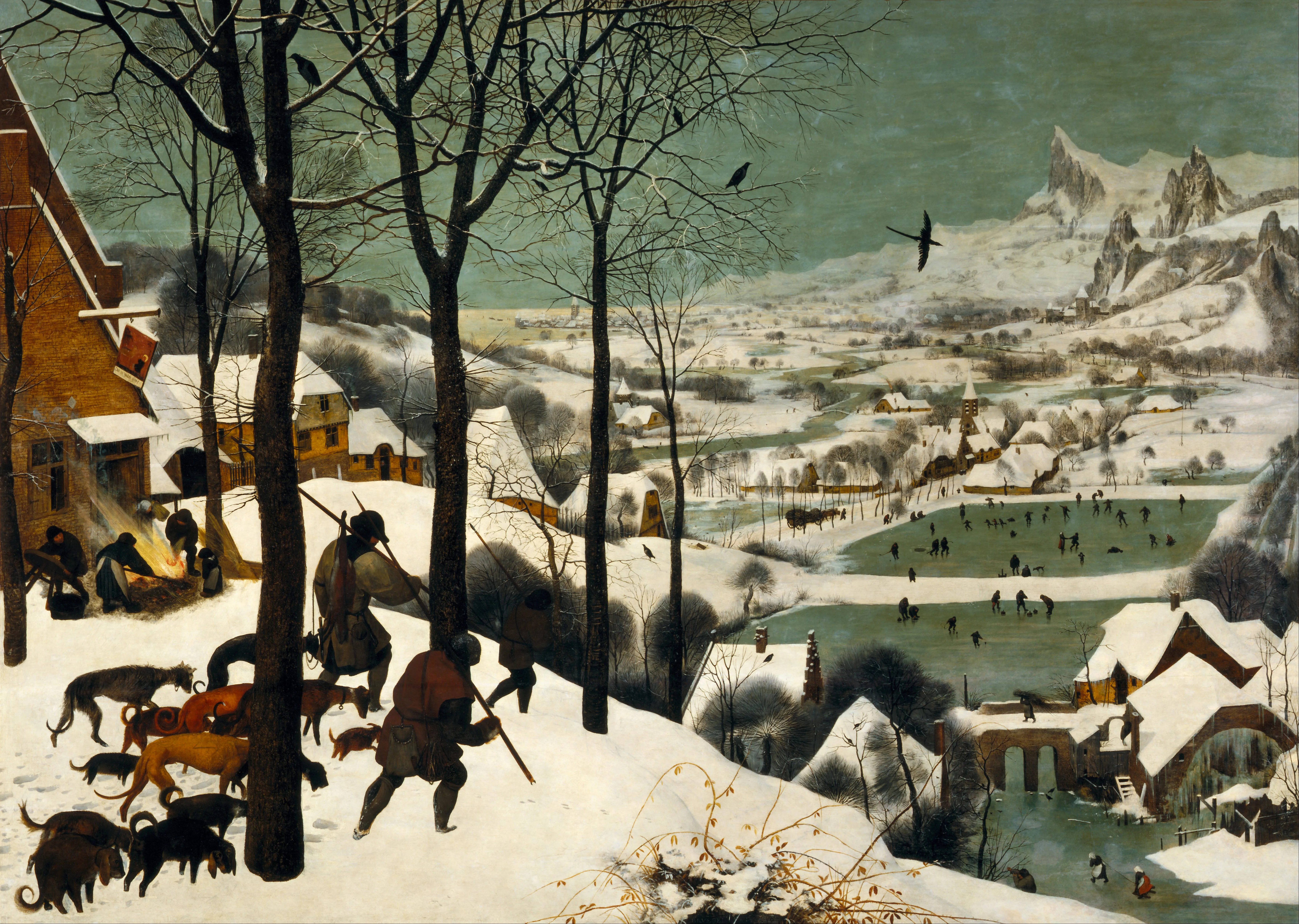 The Hunters in the Snow Pieter Bruegel the Elder