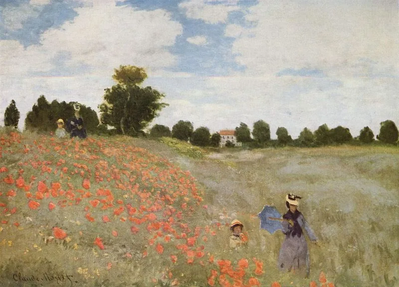 Les Coquelicots - Claude Monet