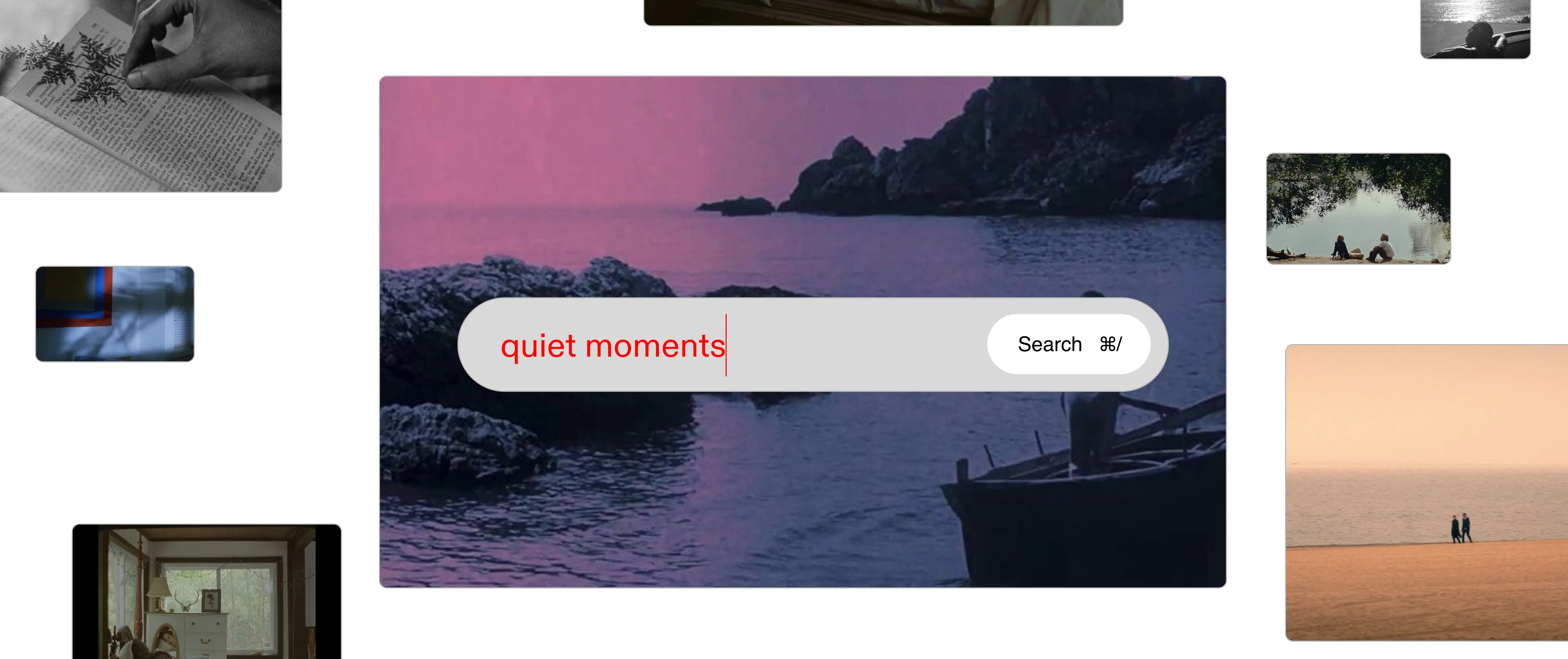 Visual reference starts with a feeling, not a filename.