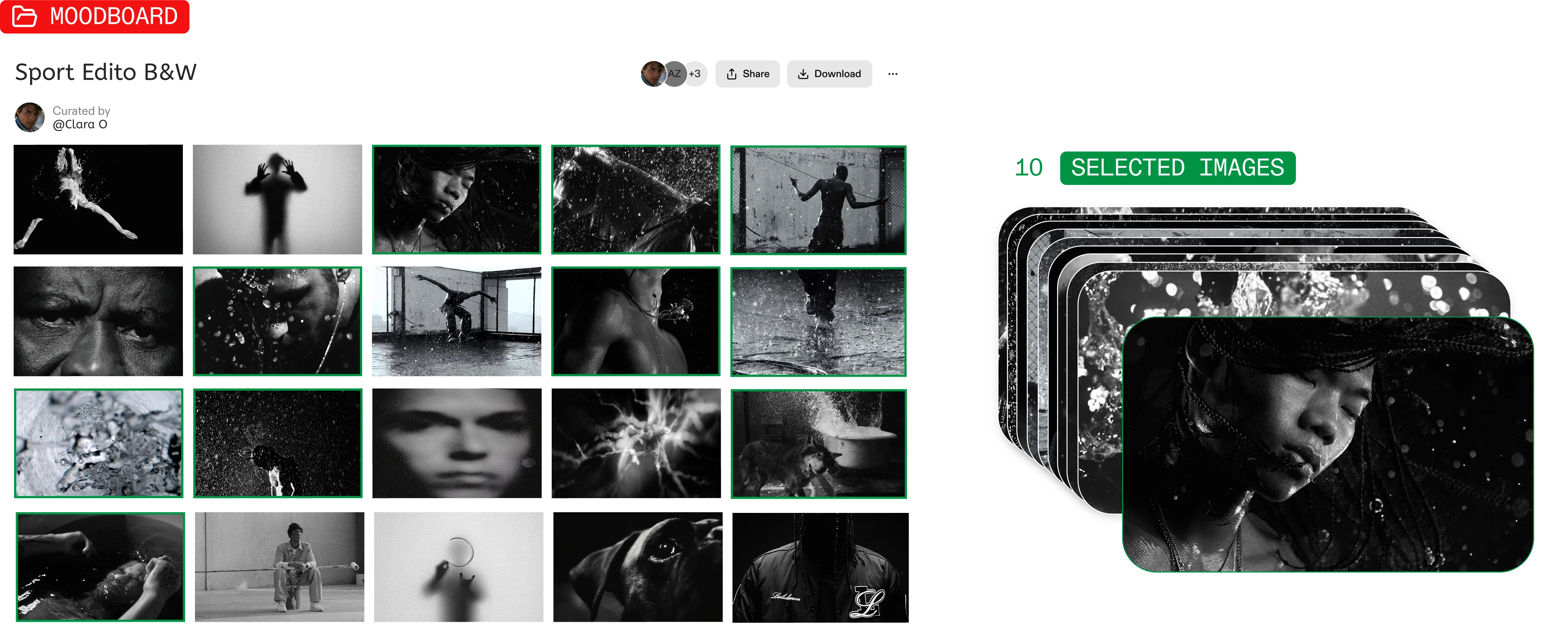SELECT THE RIGHT IMAGES FROM YOUR BOARD