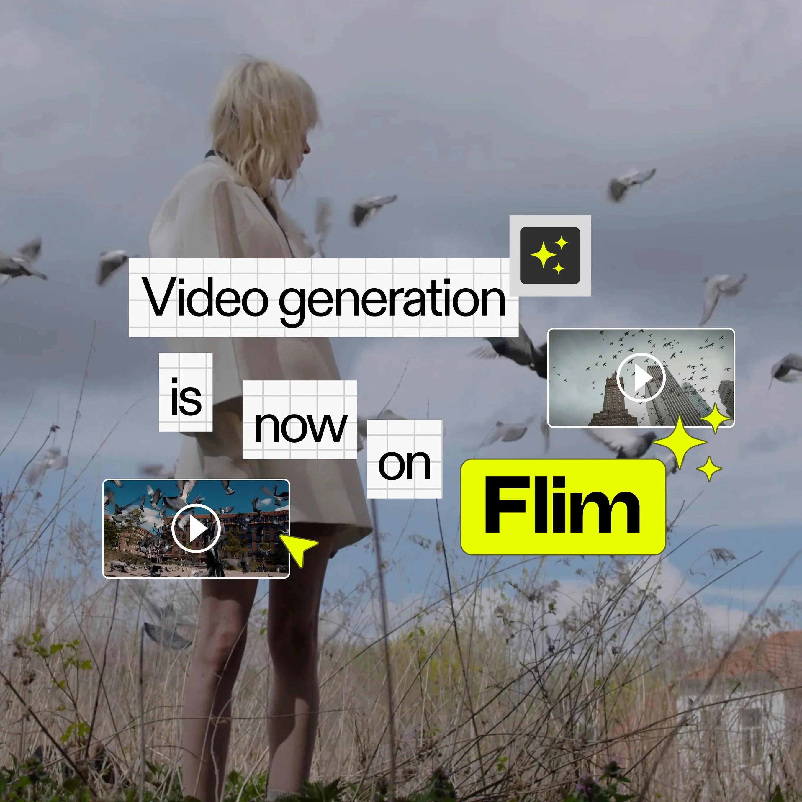 Video generation on Flim: Veo 3.1, stills to motion