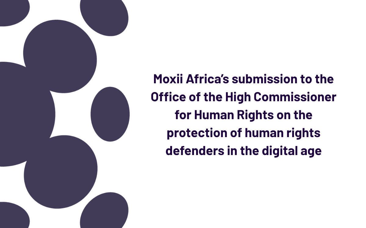 Submission to OHCHR on Protecting Human Rights Defenders in the Digital Age (Mar 2026)