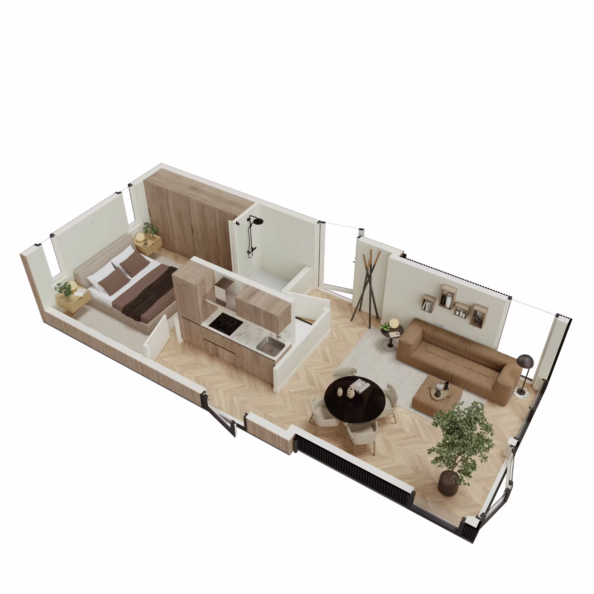 3d plattegrond Amalia basis