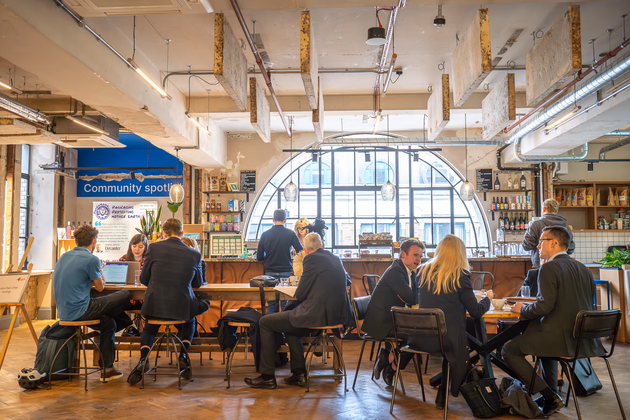 The Sustainable Ventures office cafe.