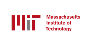 Massachusetts Institute of Technology logo with red and gray stylized MIT letters.