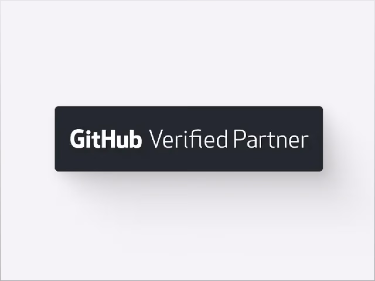 GitHub Verified Partner badge indicating collaboration in software engineering productivity and AI coding solutions.