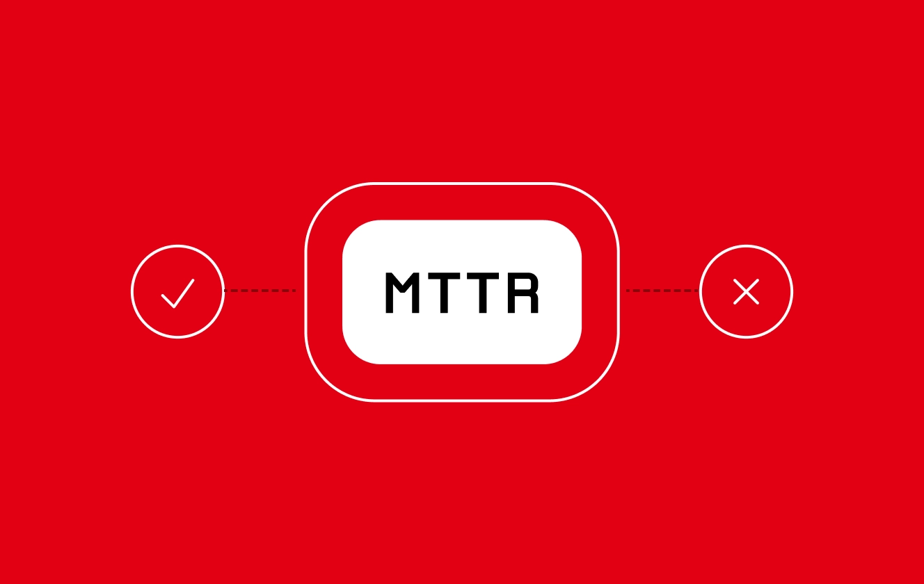 Illustration of misleading vs. actionable MTTR metrics