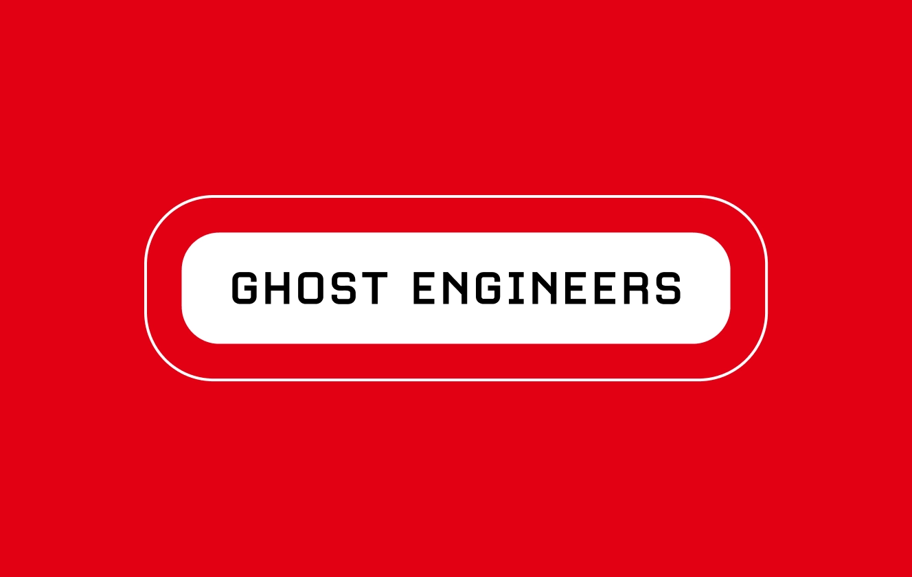image of code on a computer screen with a steaming cup of coffee off to the side. overlay of title: Working Hard or Hardly Working? Uncovering the Phenomenon of Ghost Engineers
