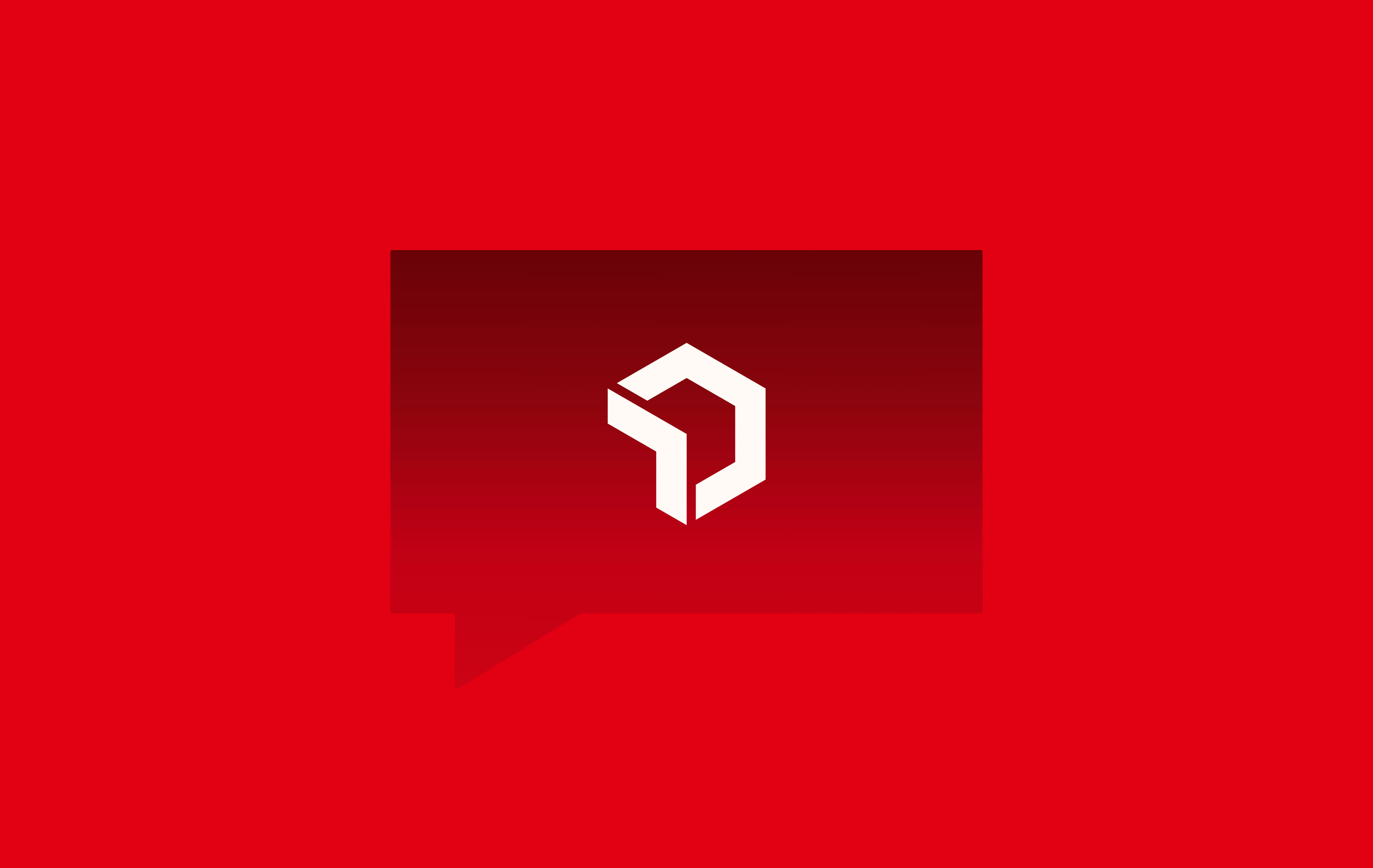 A chat bubble with New Relic's icon in the center