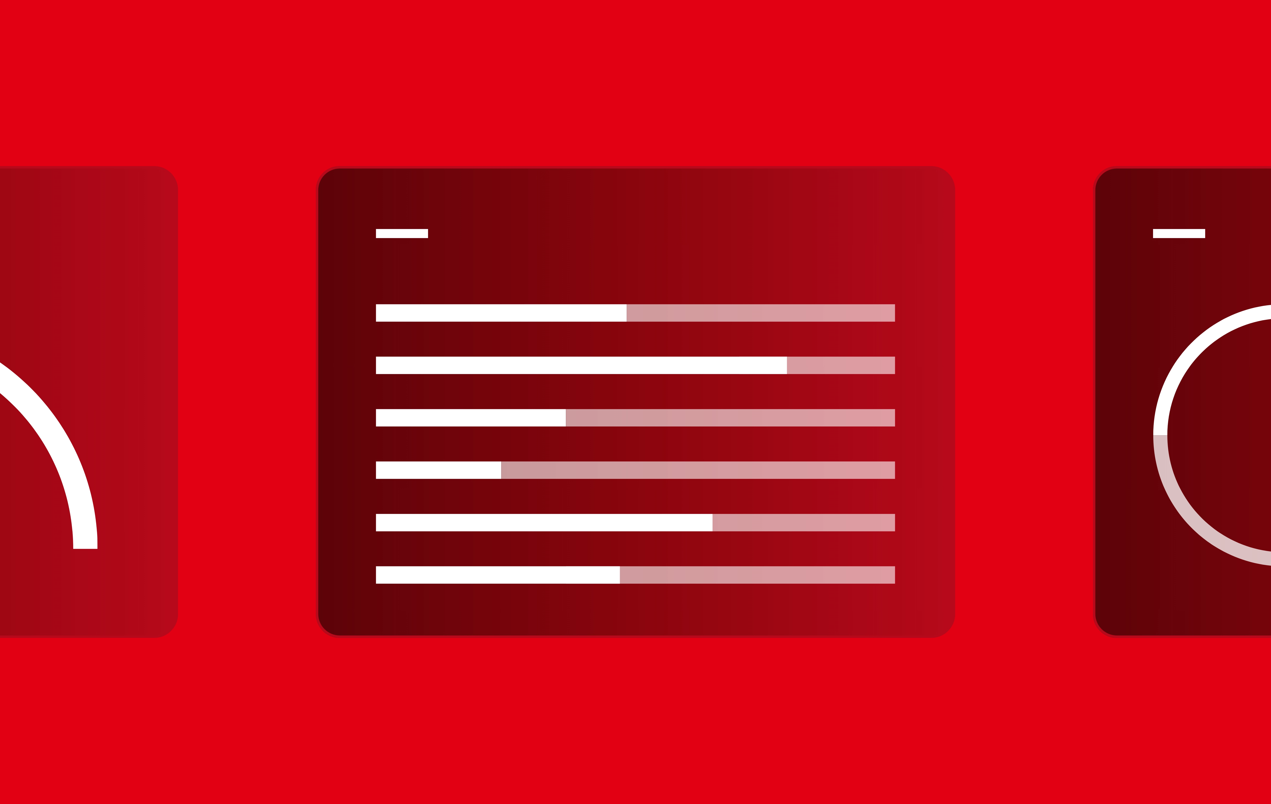 dark background with red and white engineering charts