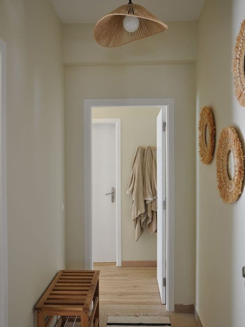 A man sitting in the room in old romantic cottage