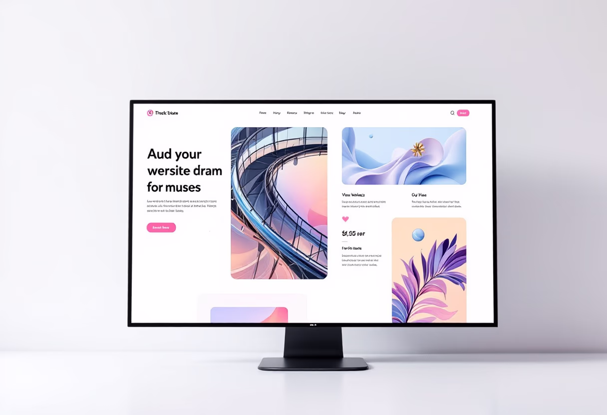 [digital project] image of past client project filling an entire webpage (for a web design agency)