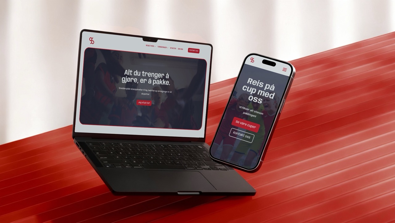 Oppdatert profil og nettside for sportsreiseaktør